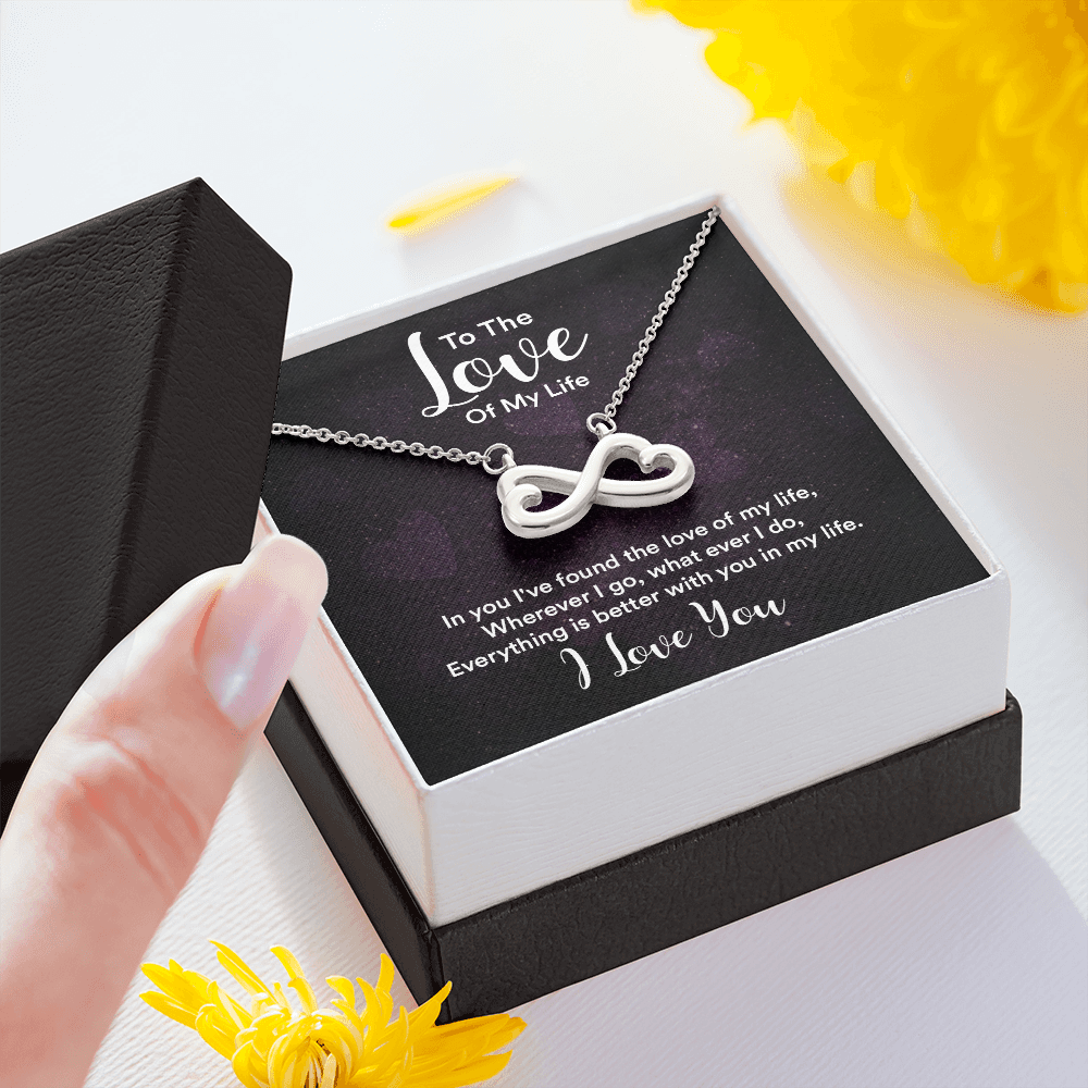 Infinity Heart Necklace For Love of Life