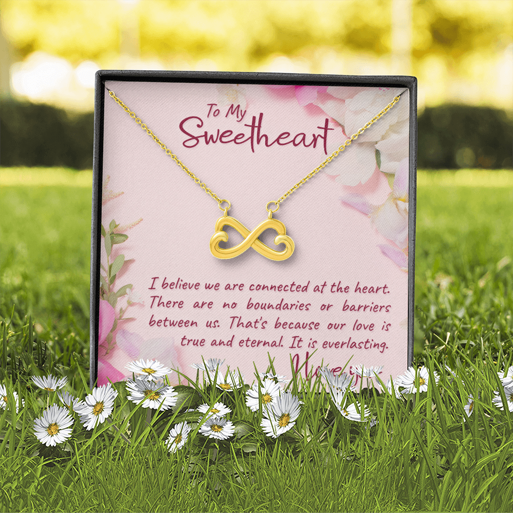 Infinity Heart Necklace For Sweetheart