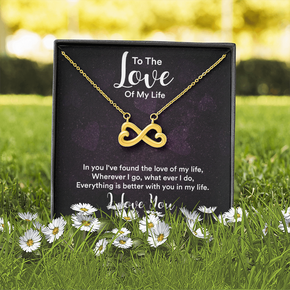 Infinity Heart Necklace For Love of Life