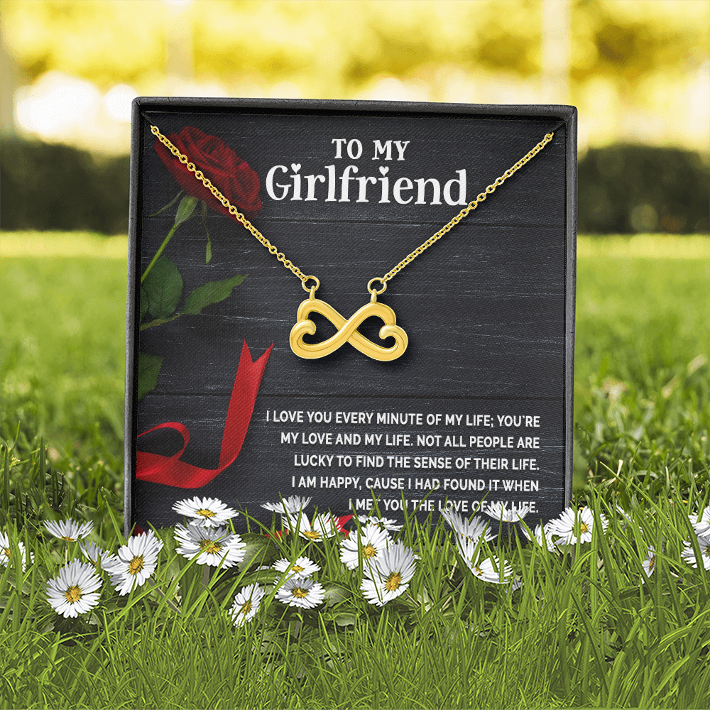 Infinity Heart Necklace For Girlfriend