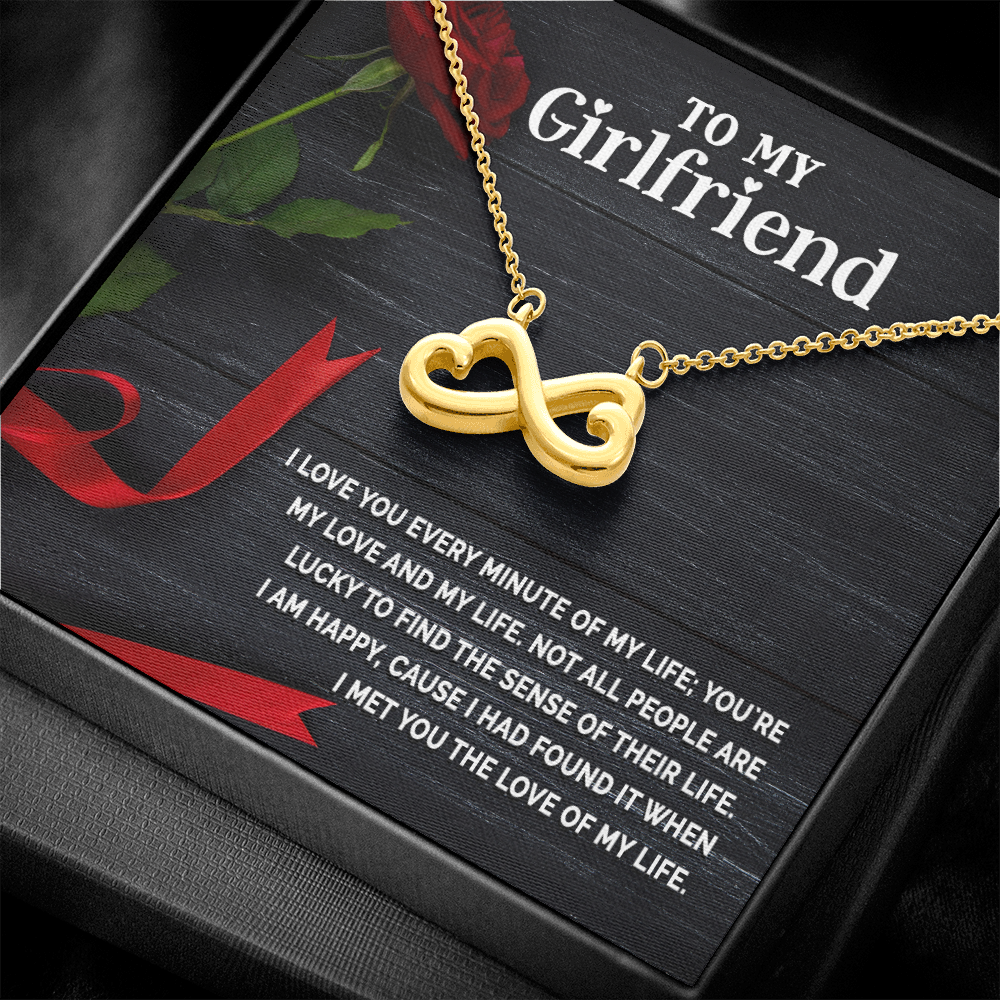 Infinity Heart Necklace For Girlfriend