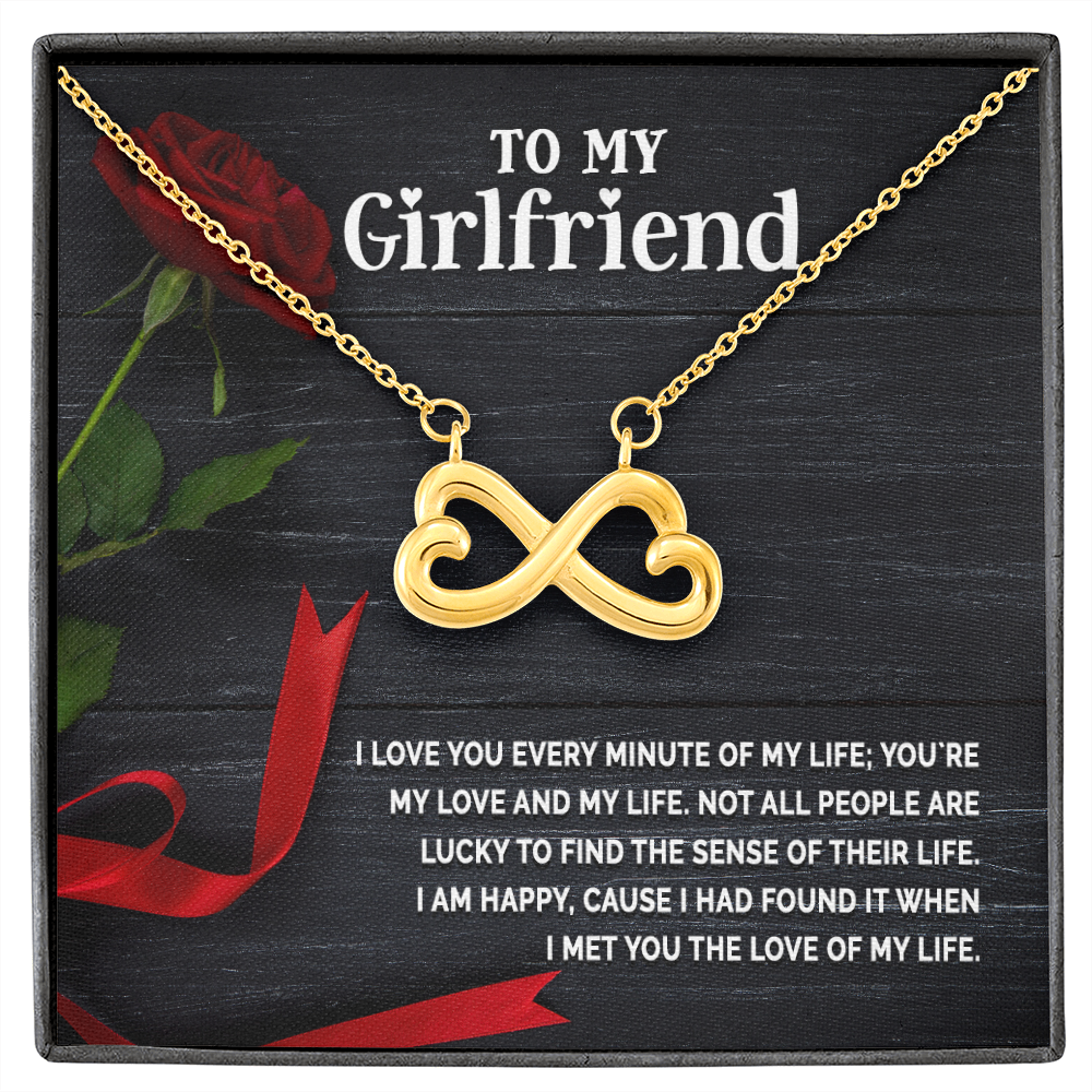 Infinity Heart Necklace For Girlfriend