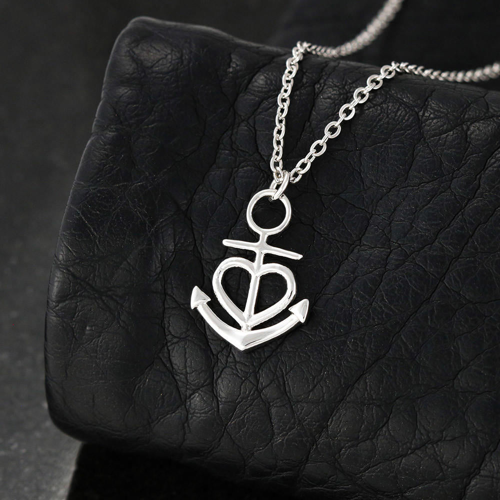 Anchor Necklace For Birthday Gift