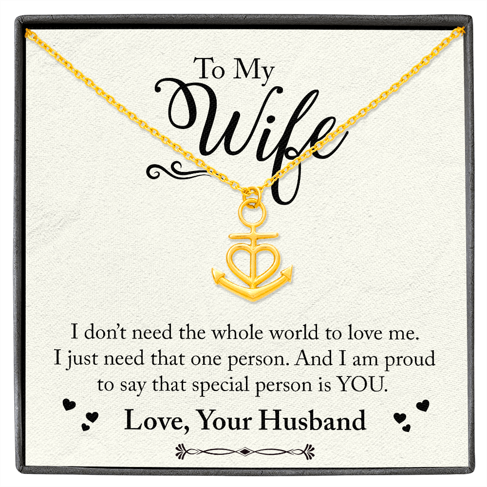 Anchor Necklace For Wife