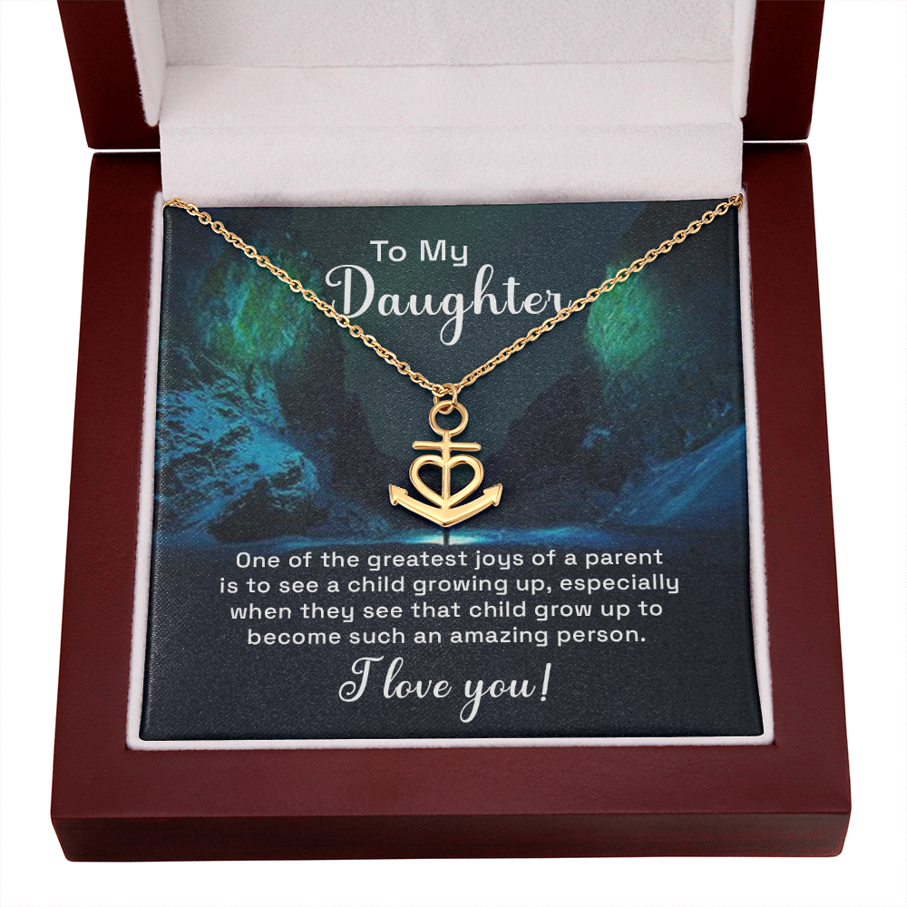 Anchor Necklace For Daughter