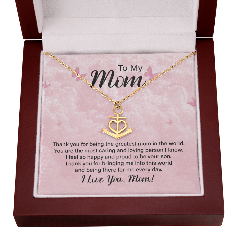 Anchor Necklace For Mom