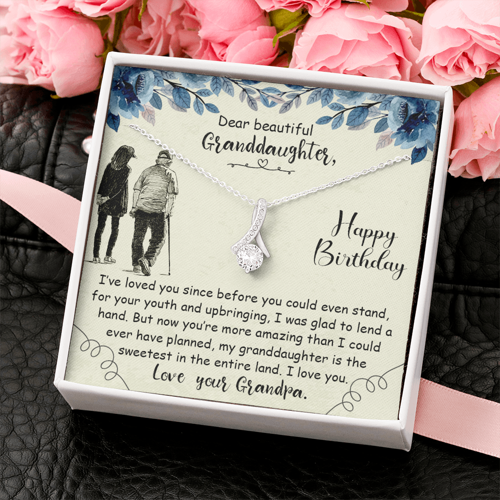 Alluring Beauty Necklace For Granddaughter