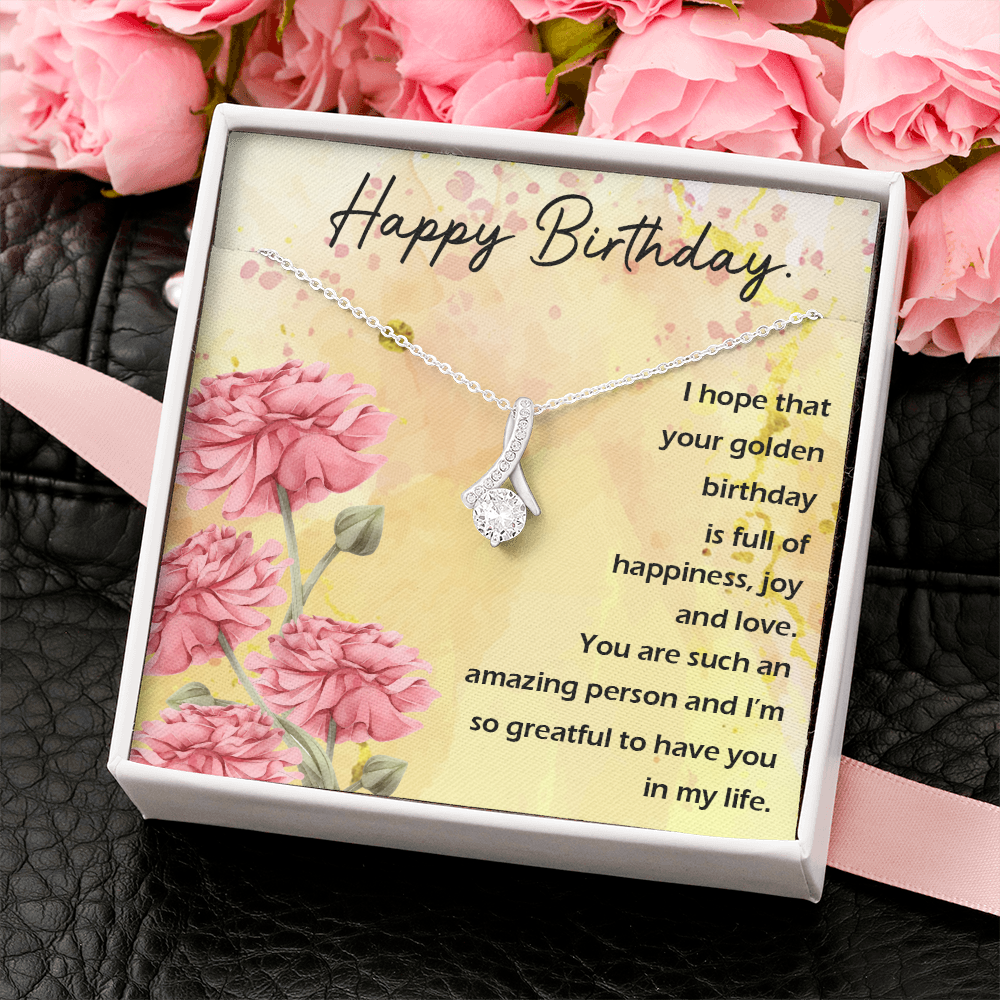 Alluring Beauty Necklace For Birthday Gift