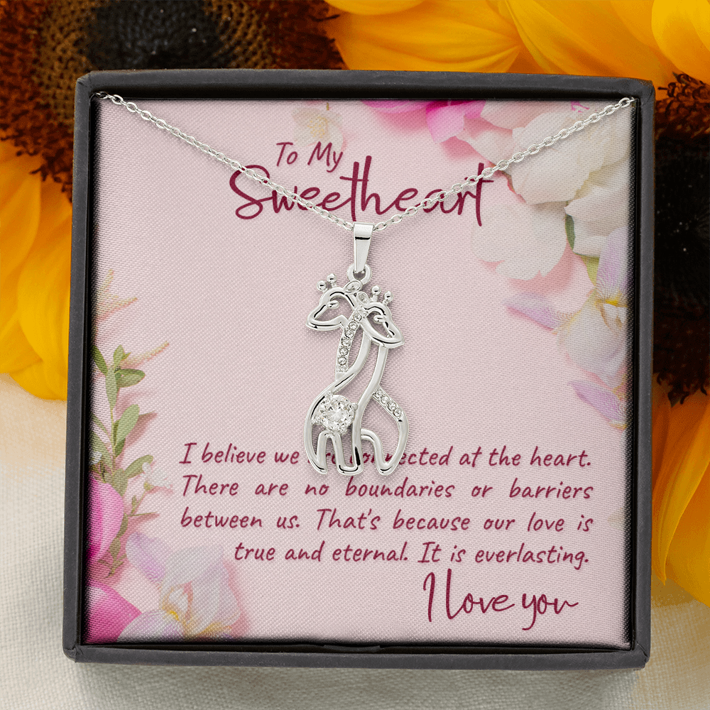 Giraffe Necklace For Sweetheart