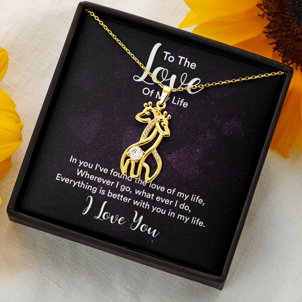 Giraffe Necklace For Love of Life