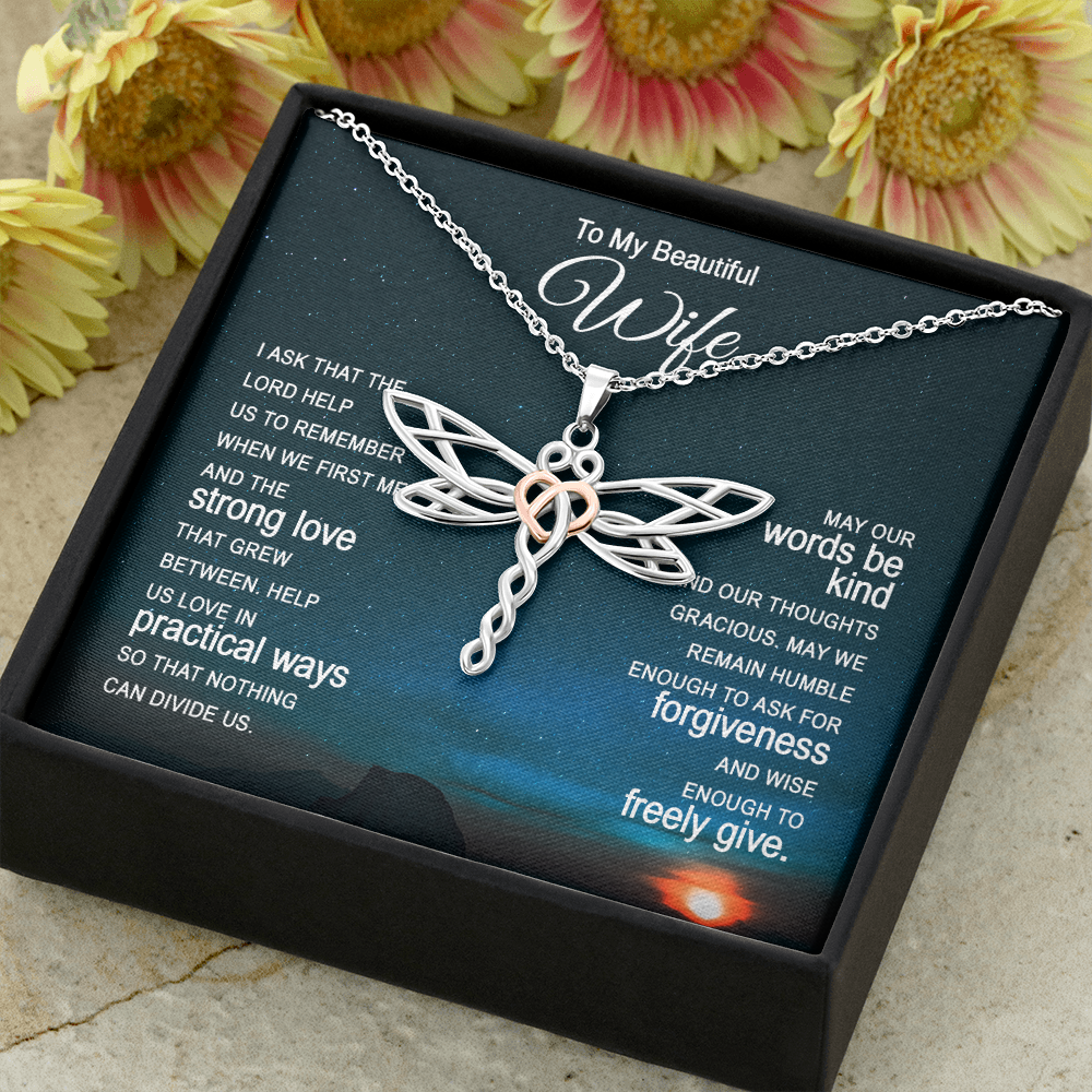 Dragonfly Necklace For Wife
