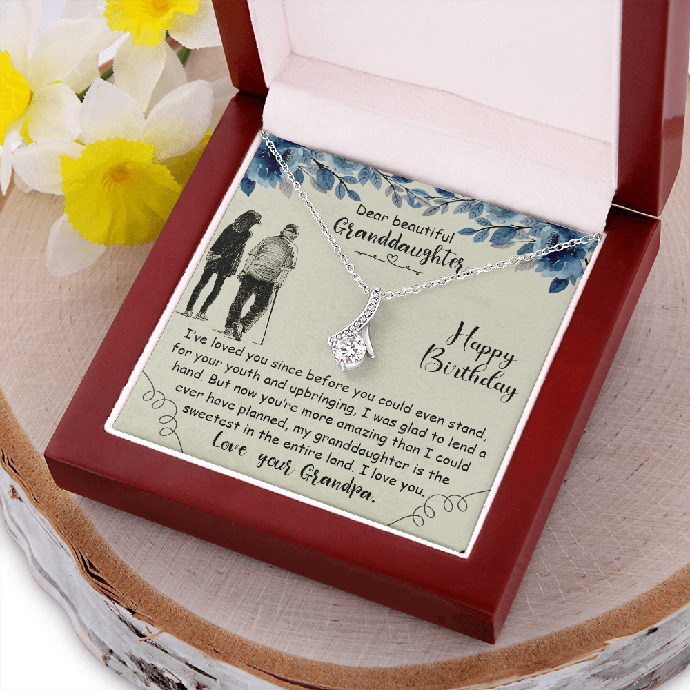 Alluring Beauty Necklace For Granddaughter