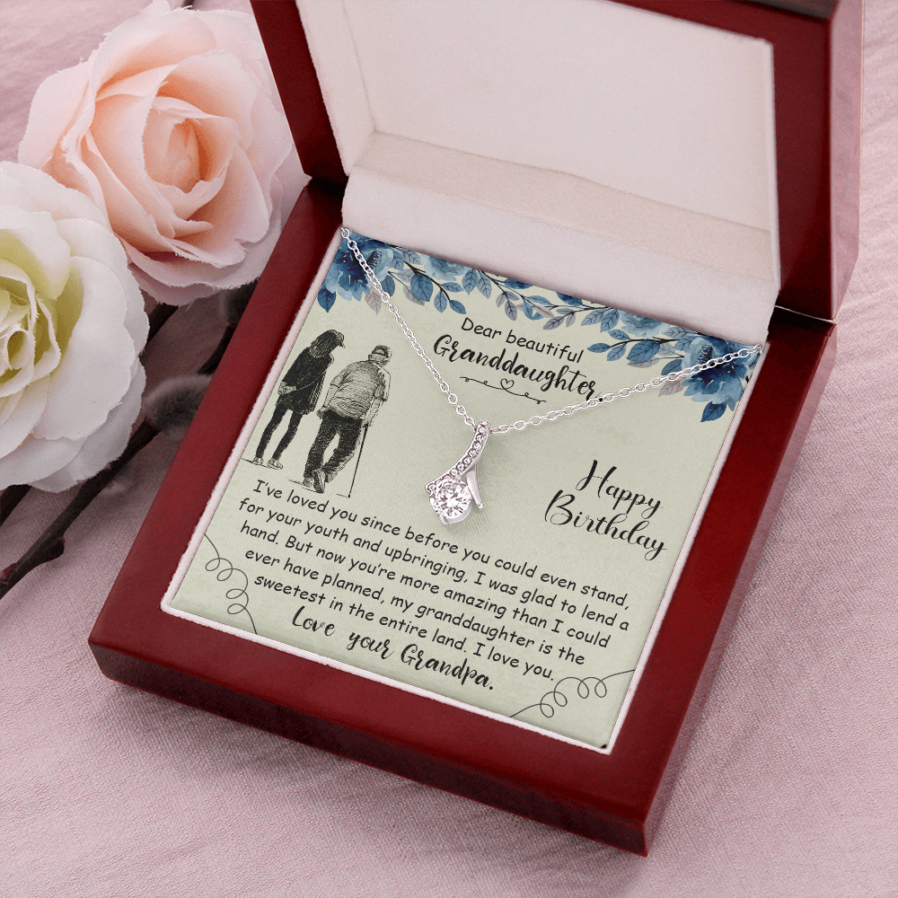 Alluring Beauty Necklace For Granddaughter