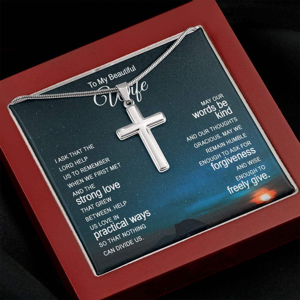Cross Necklace For Wife