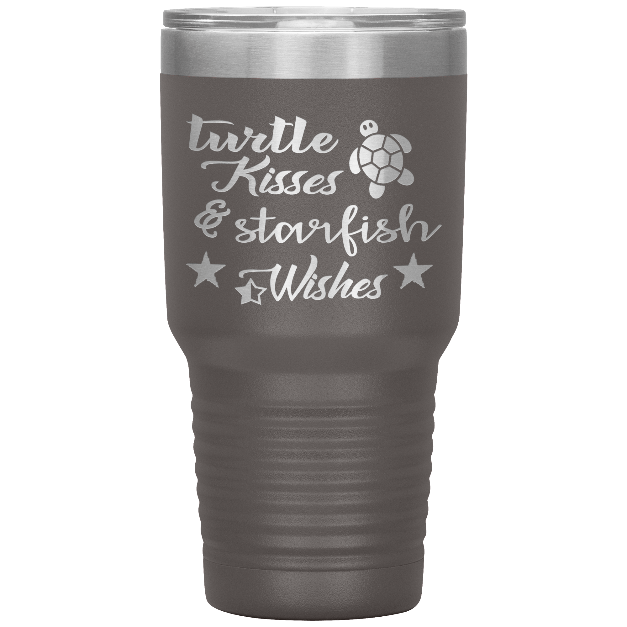 "Turtle kisses & Starfish Wishes" Tumbler