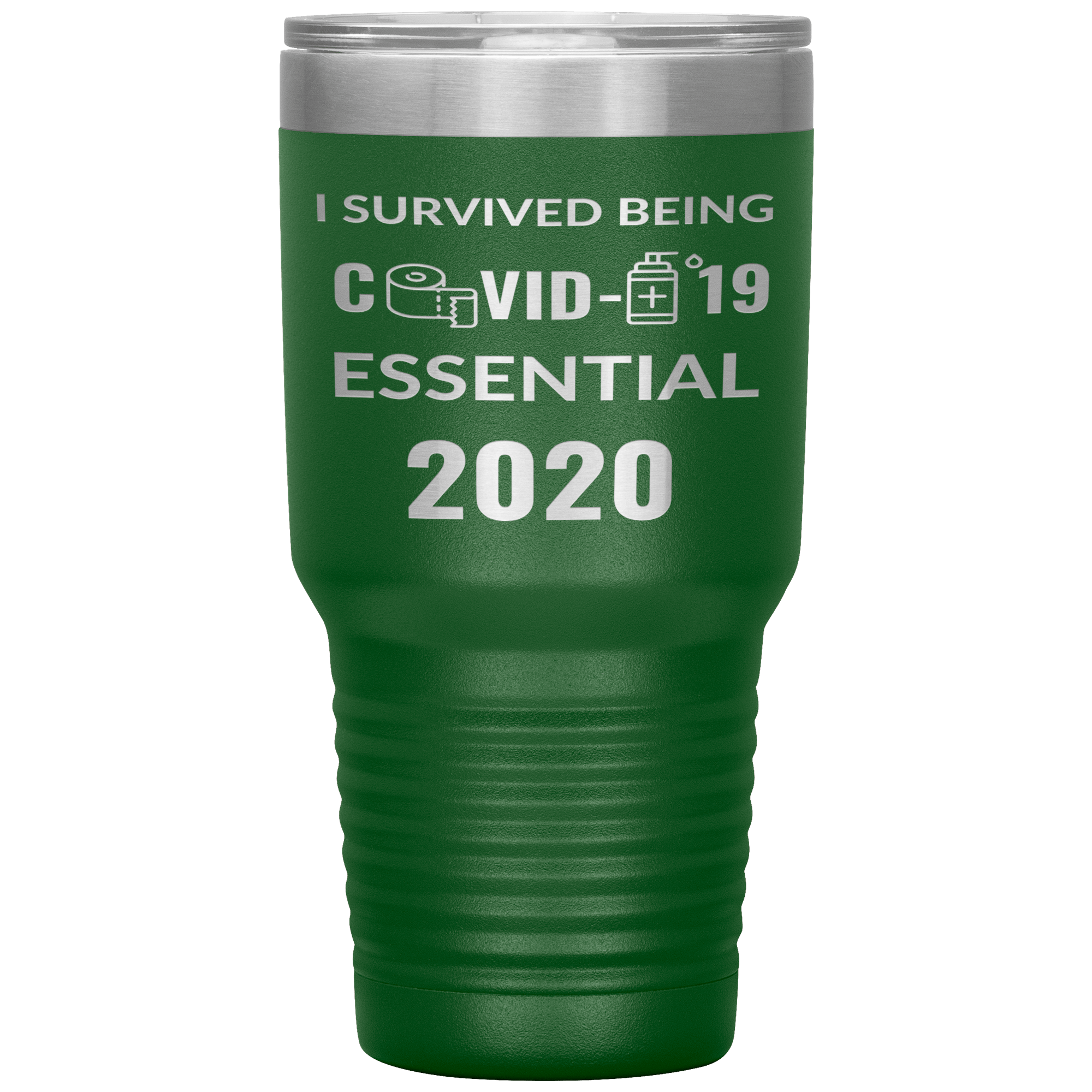 "I SURVIVED COVID-19 ESSENTIAL 2020"TUMBLER