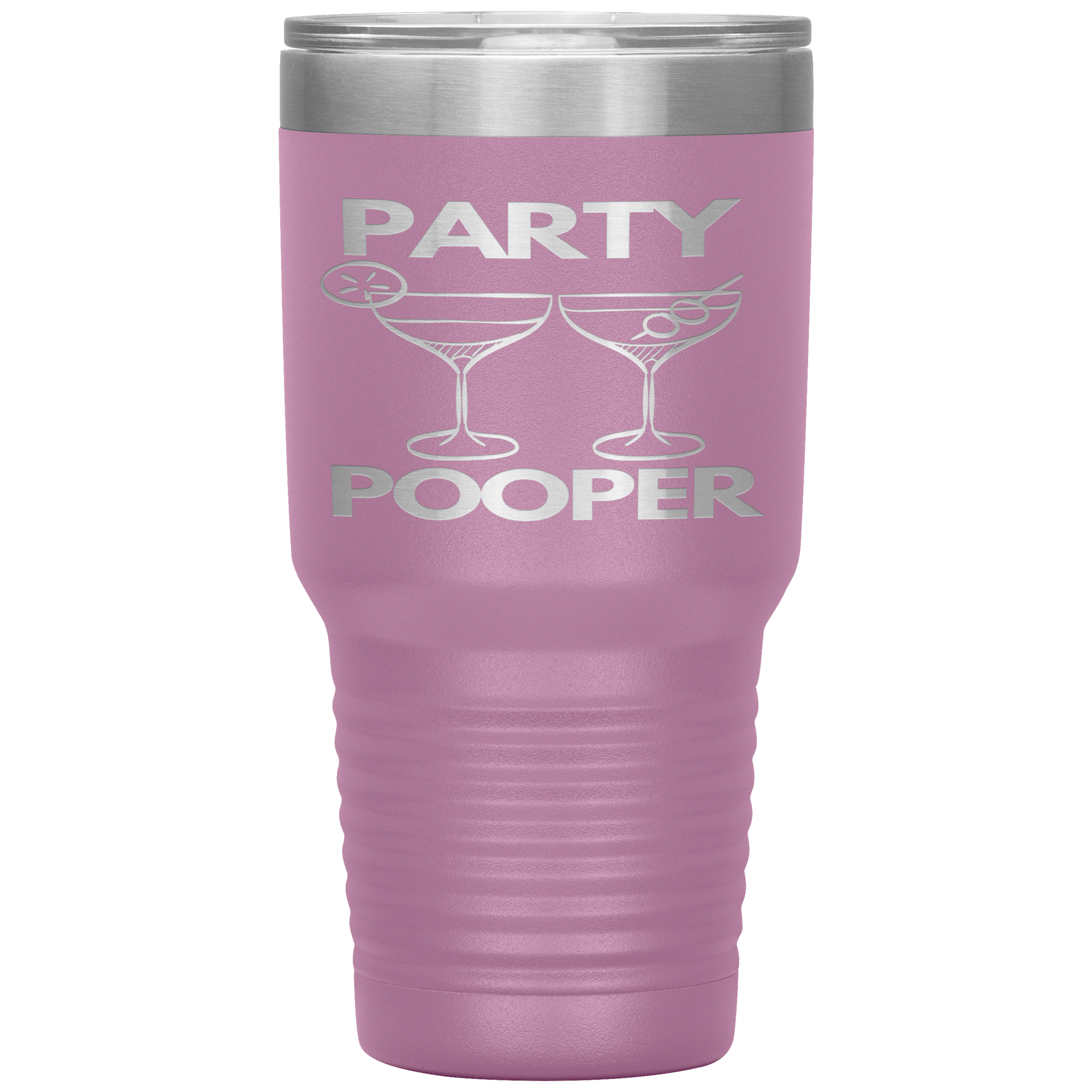 "PARTY POOPER"TUMBLER