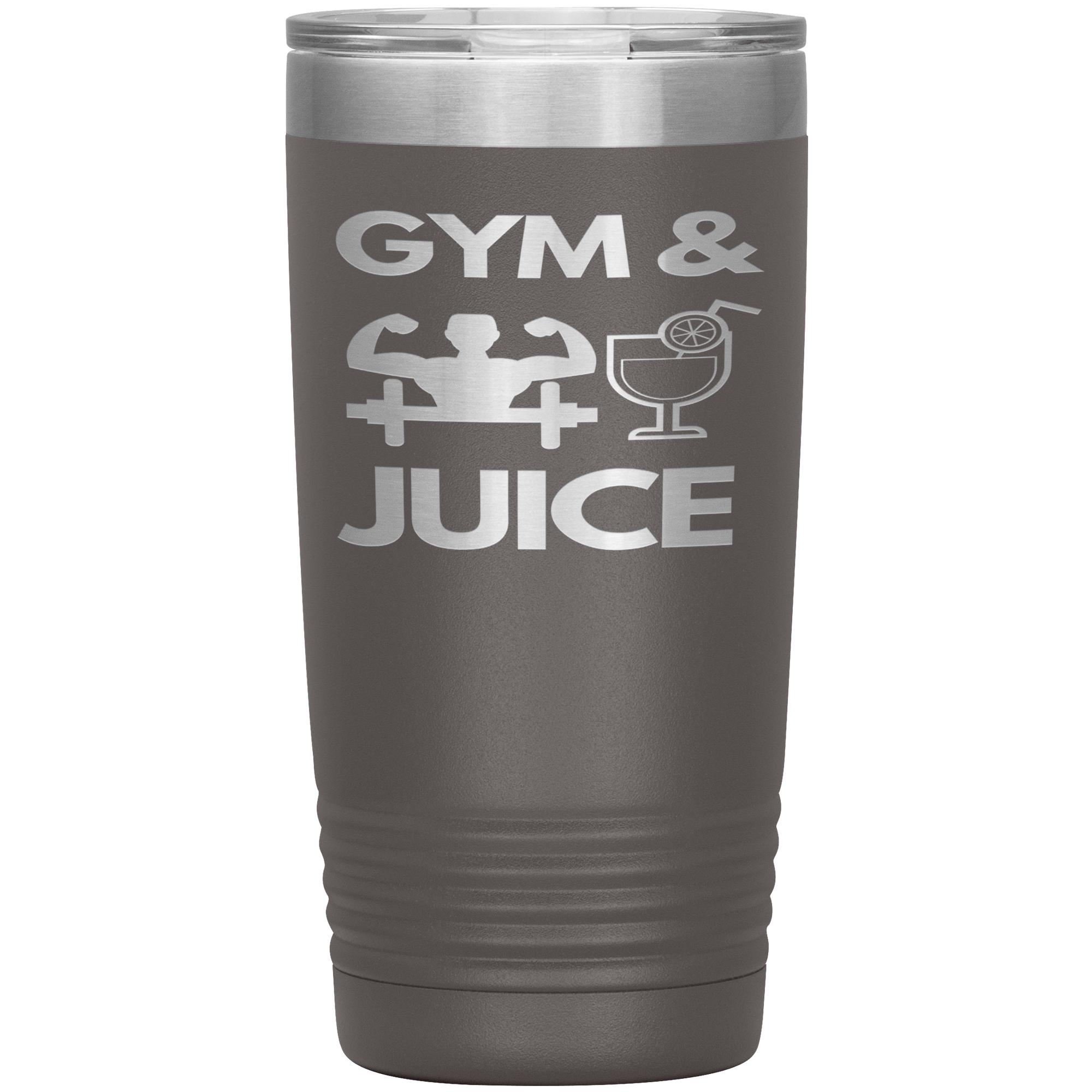 "GYM & JUICE"TUMBLER