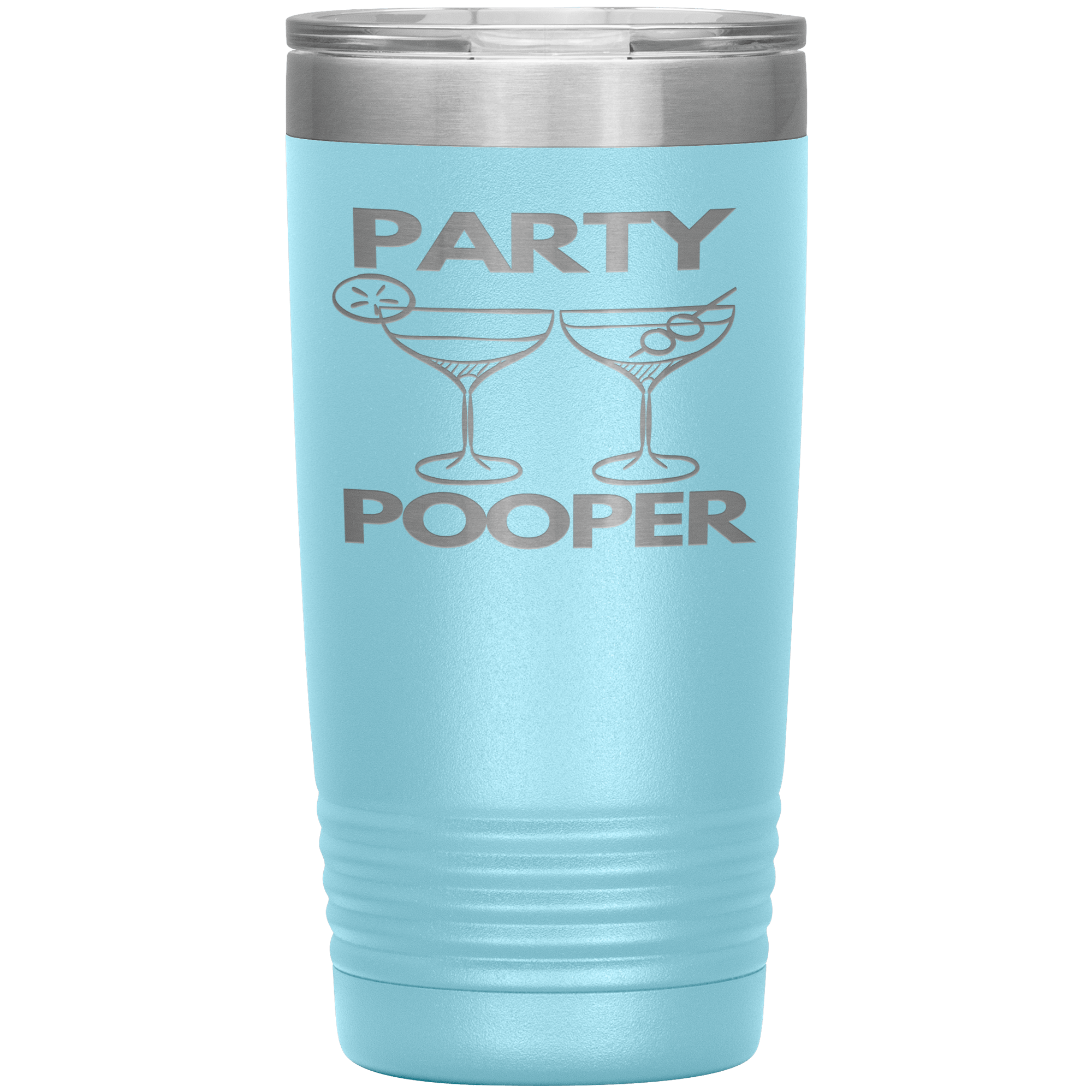 "PARTY POOPER"TUMBLER