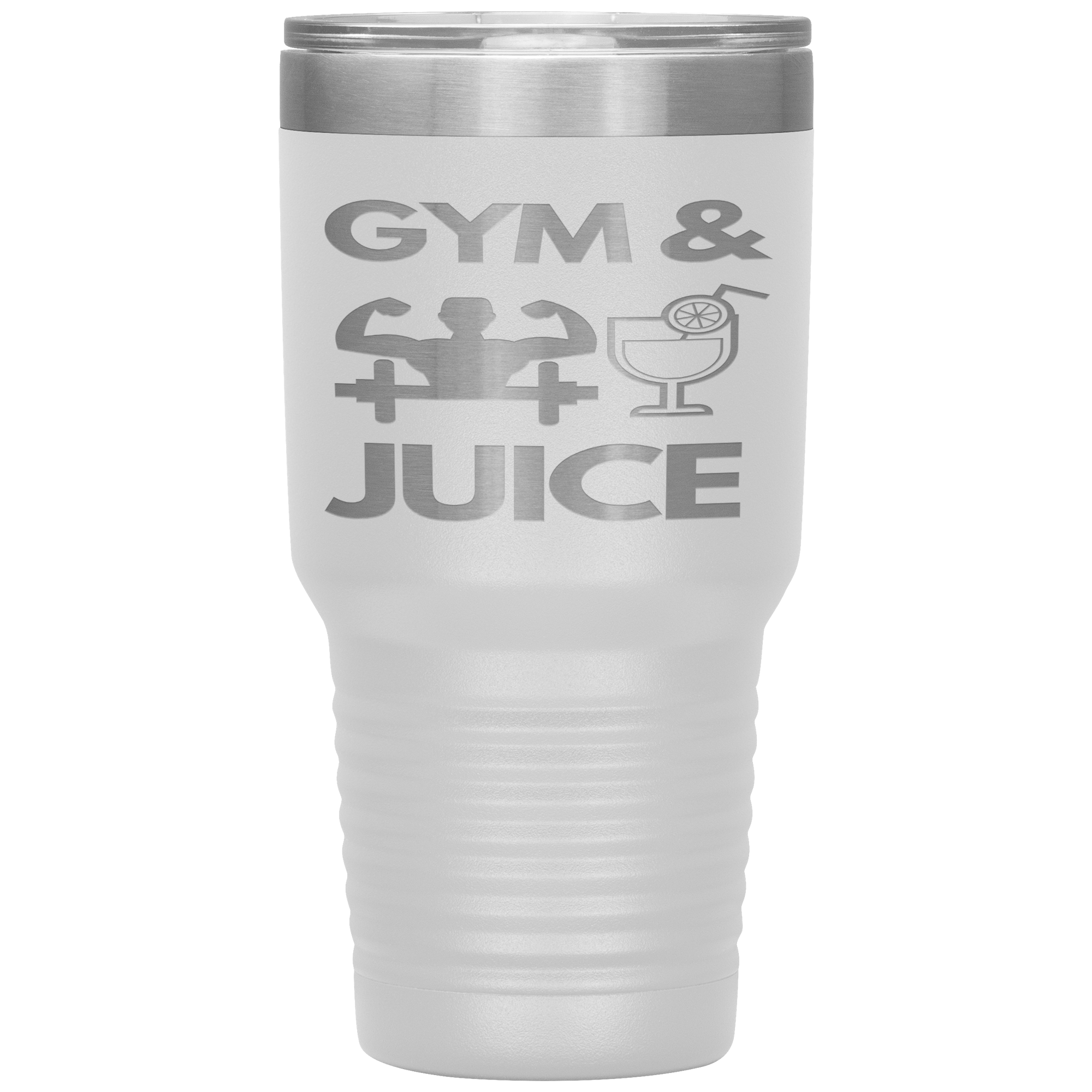 "GYM & JUICE"TUMBLER