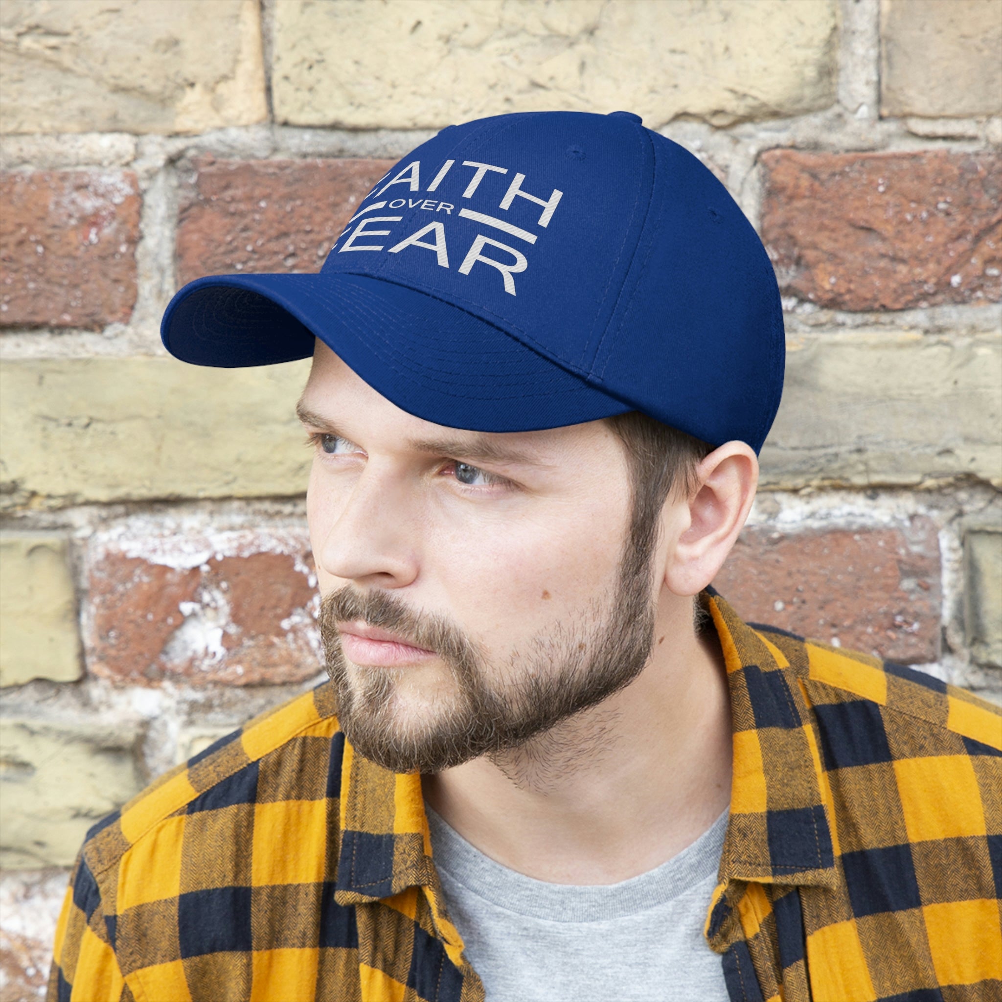 Faith Over Fear Unisex Twill Hat