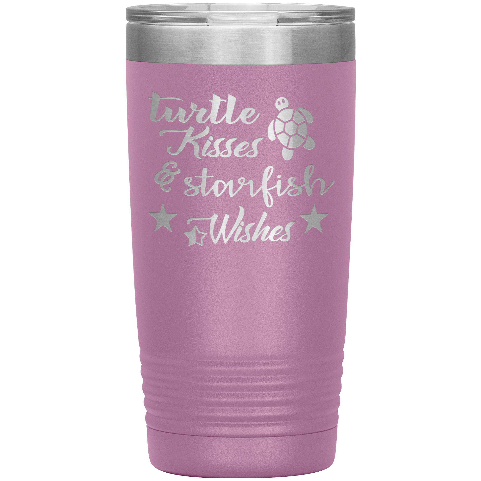 "Turtle kisses & Starfish Wishes" Tumbler