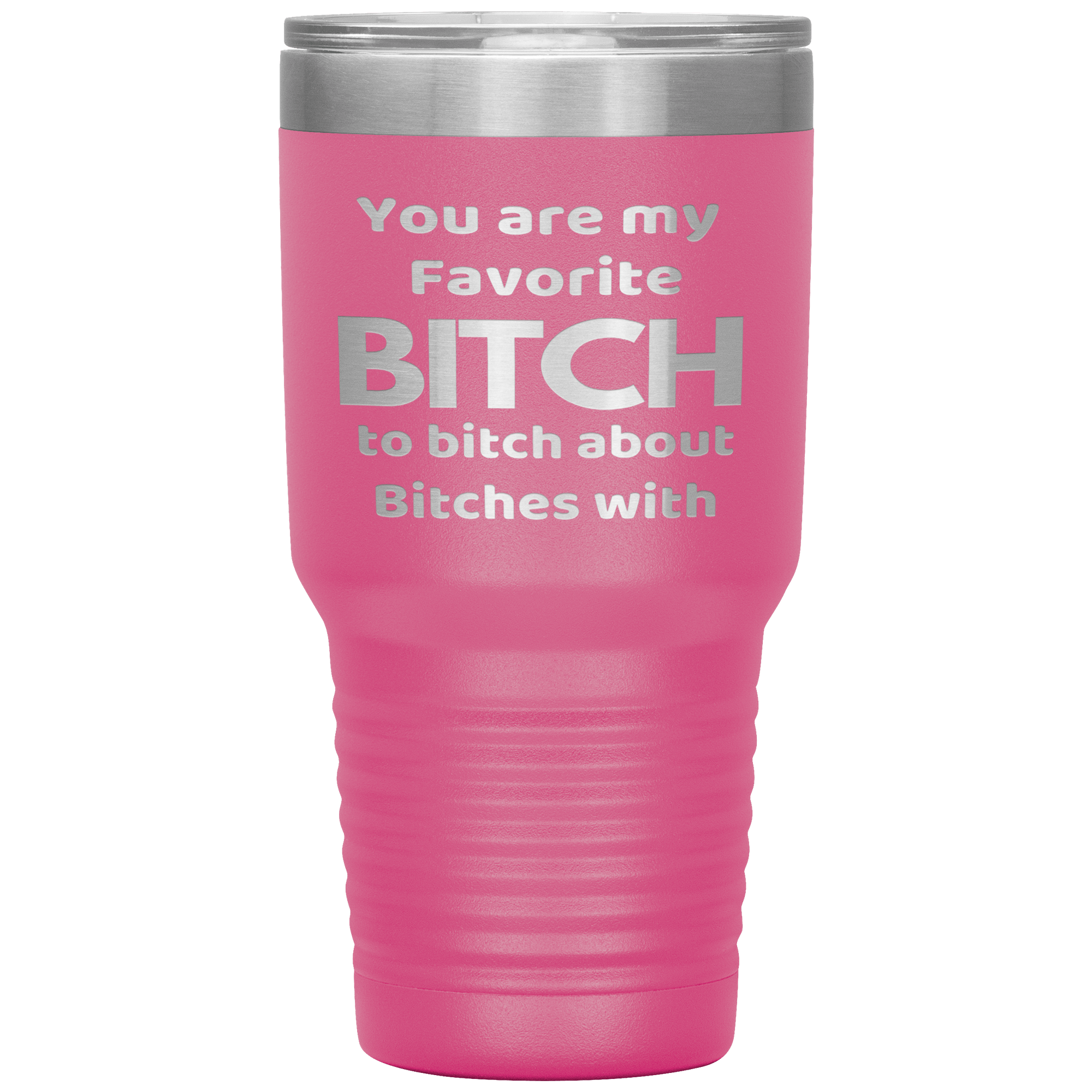 "YOU ARE MY FAVORITE BITCH TO BITCH ABOUT BITCHES WITH" TUMBLER