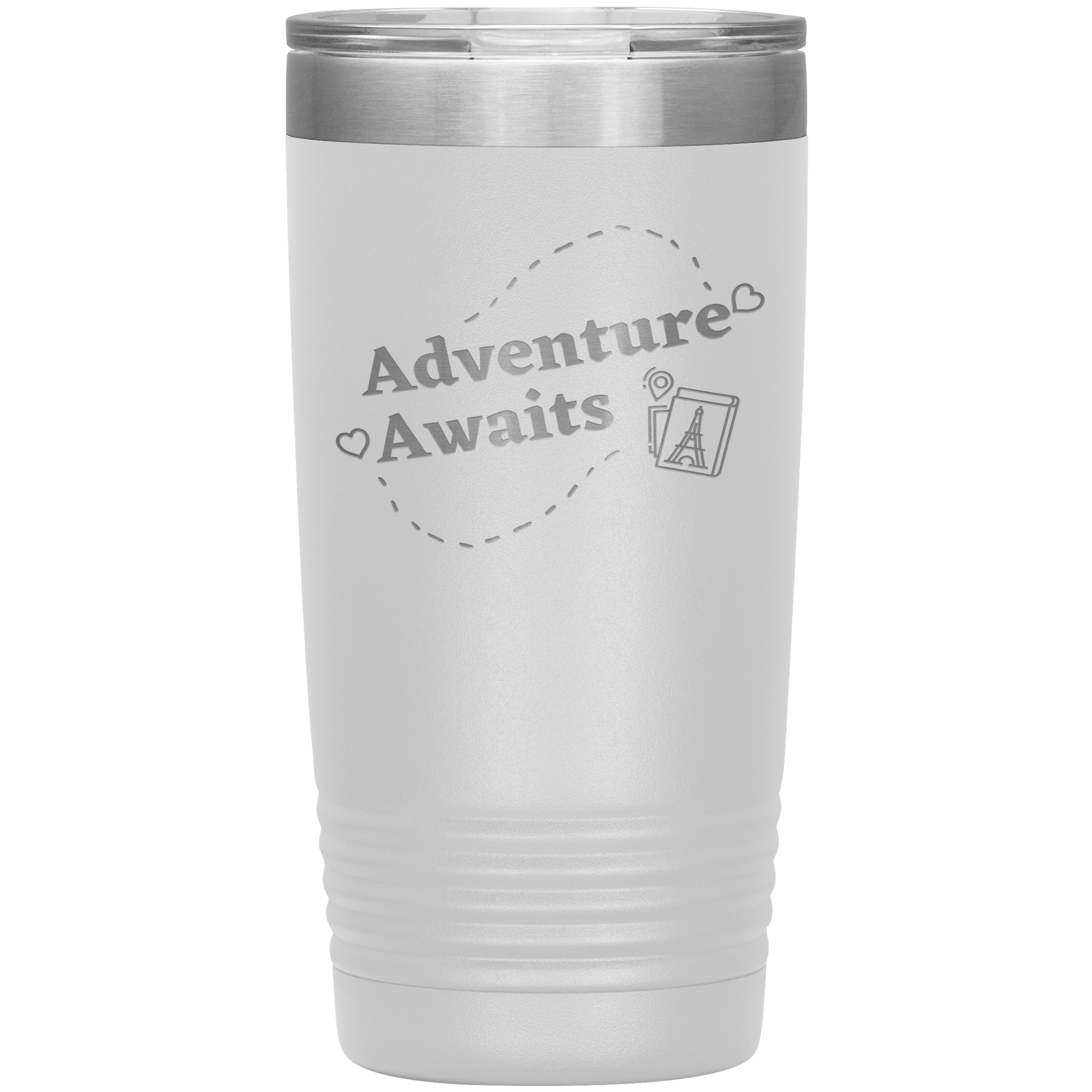 "ADVENTURE AWAITS"Tumbler