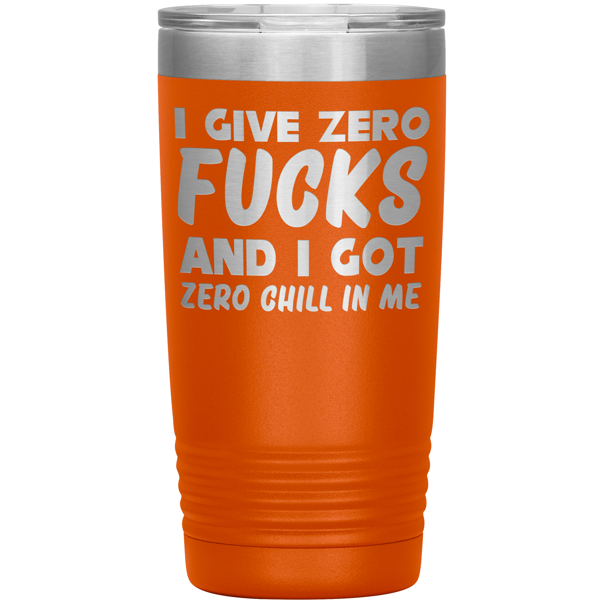 "I GIVE ZERO" Tumbler