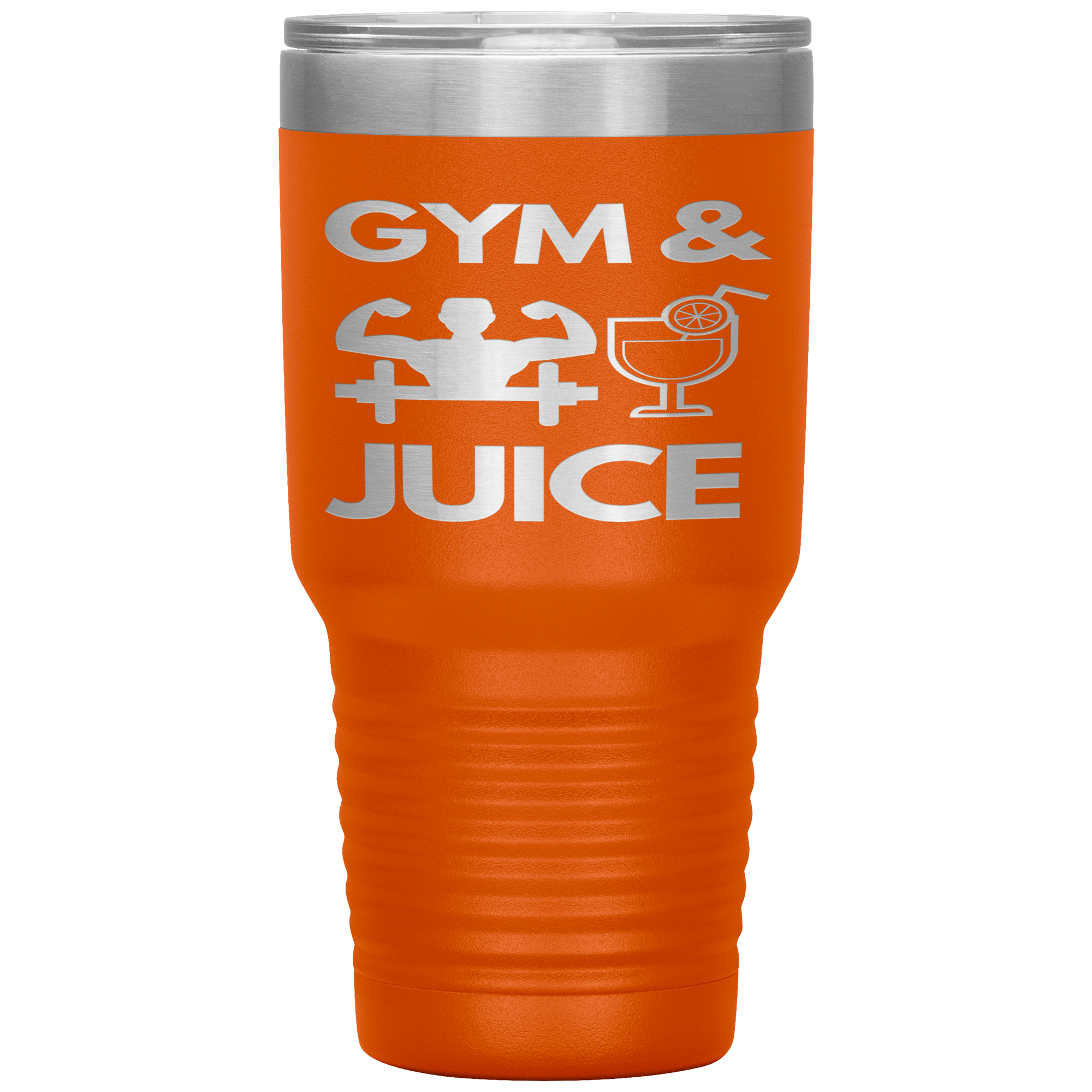 "GYM & JUICE"TUMBLER