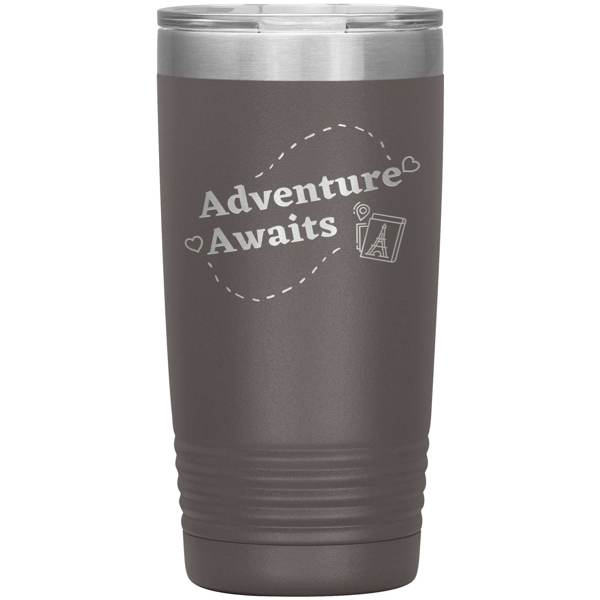 "ADVENTURE AWAITS"Tumbler