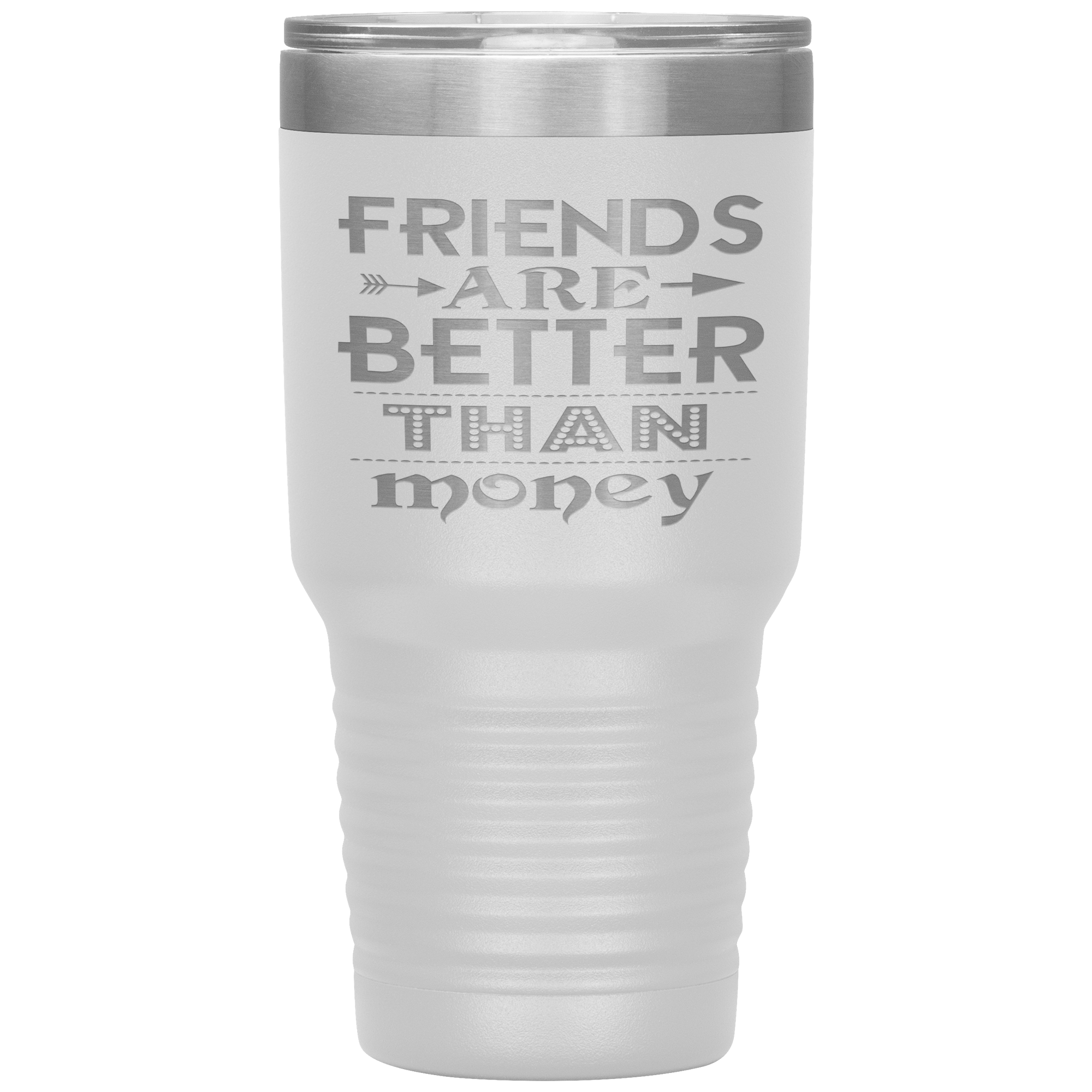 "Friends are better than Money"- Tumbler