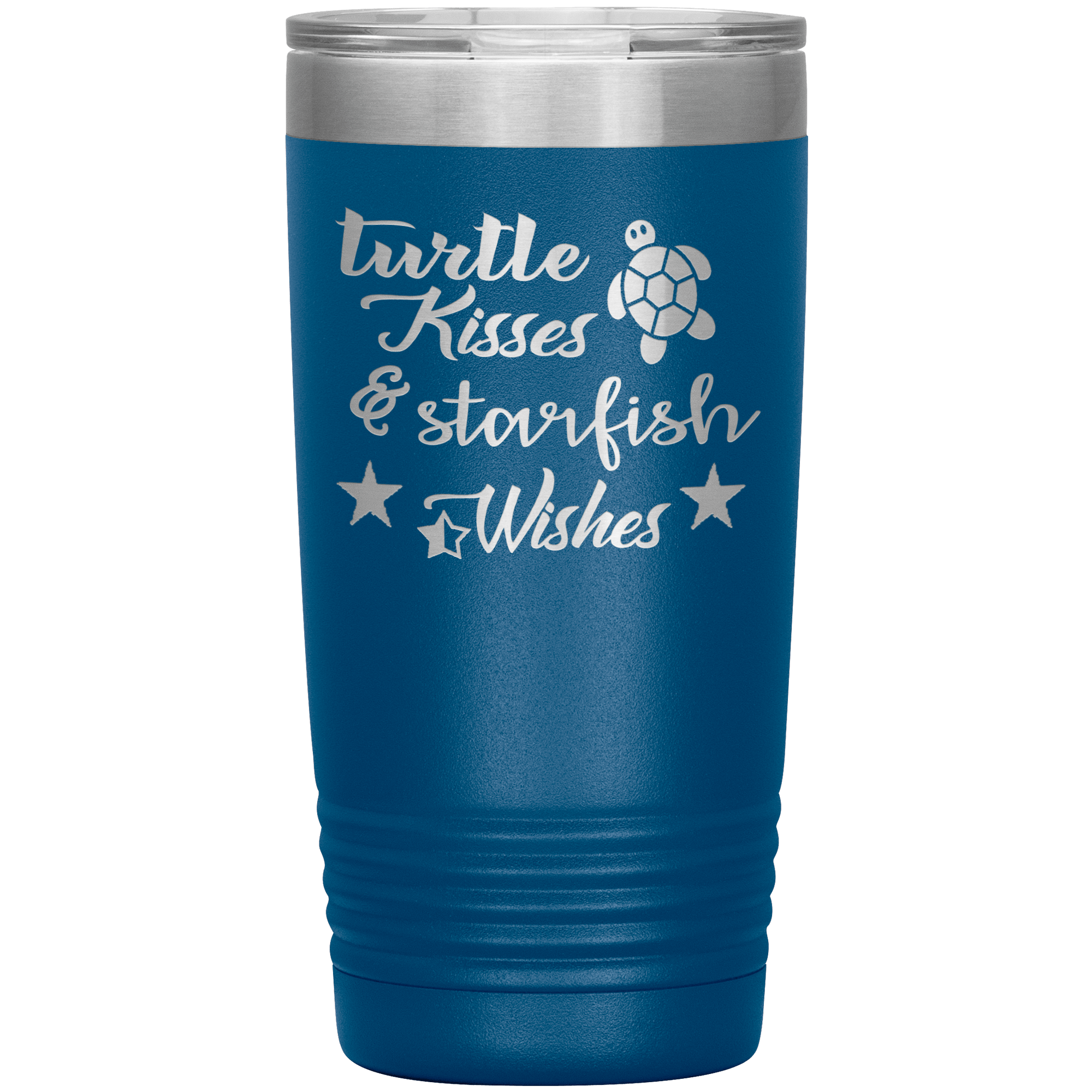 "Turtle kisses & Starfish Wishes" Tumbler