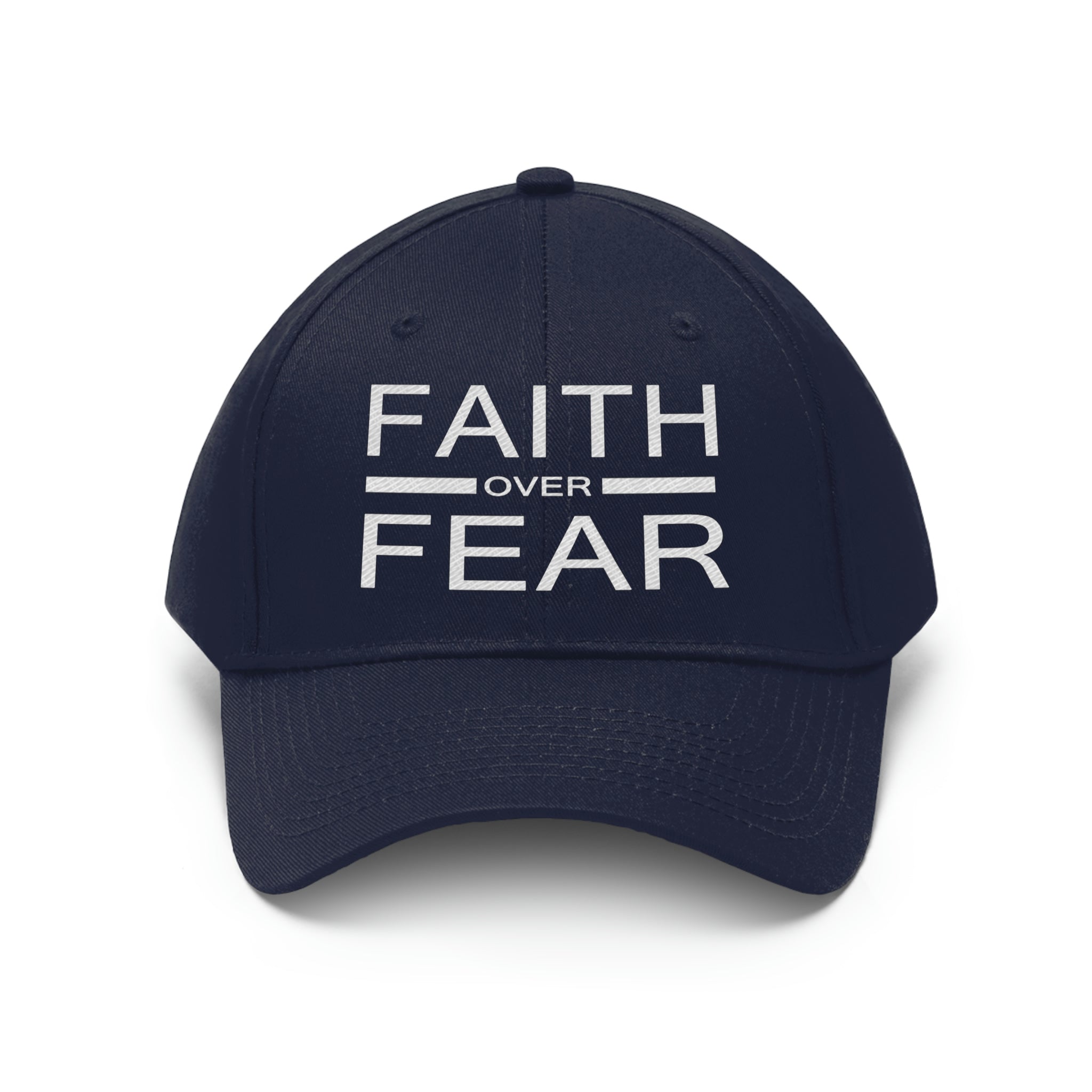 Faith Over Fear Unisex Twill Hat