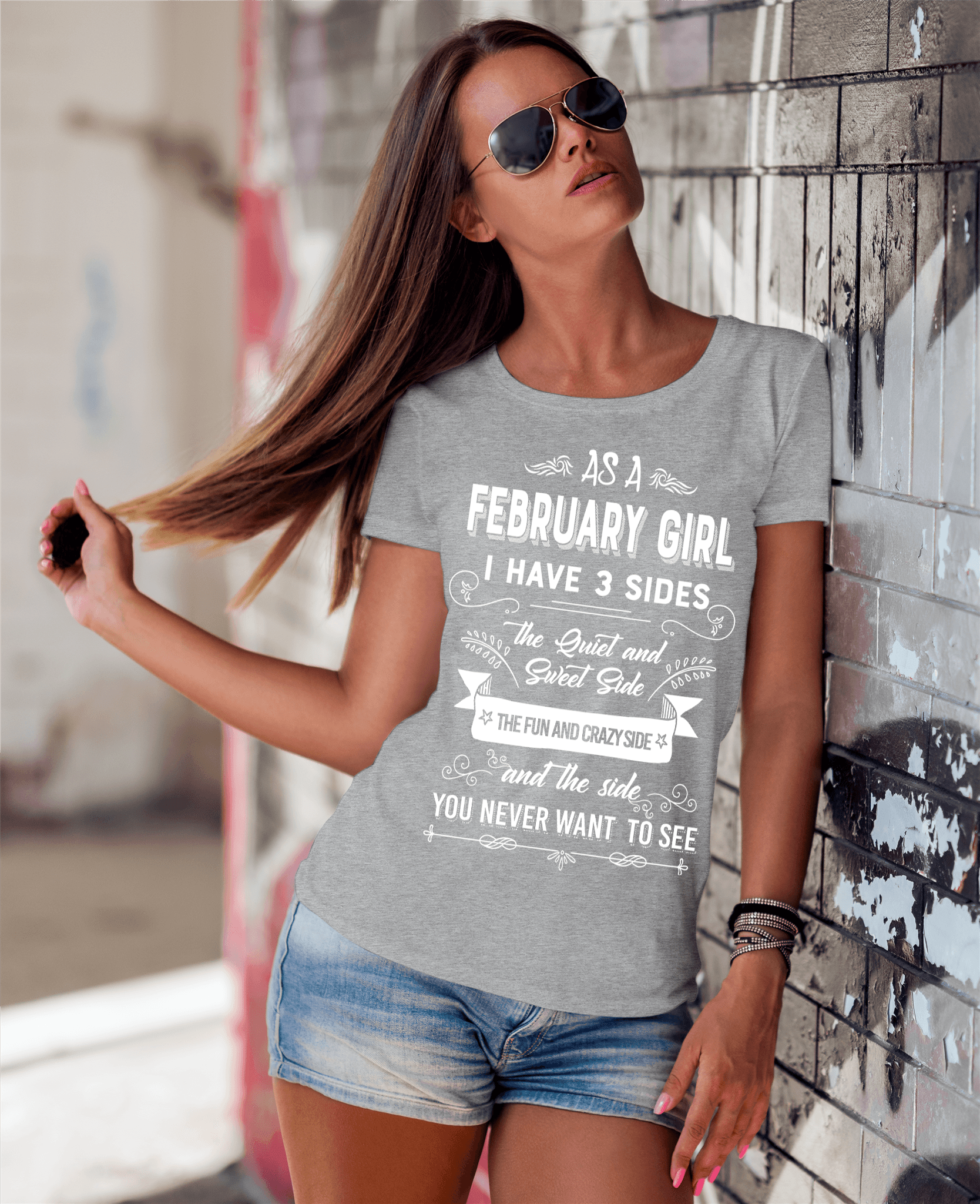 "February Combo (Sunflower And 3 Sides)" Pack of 2 Shirts
