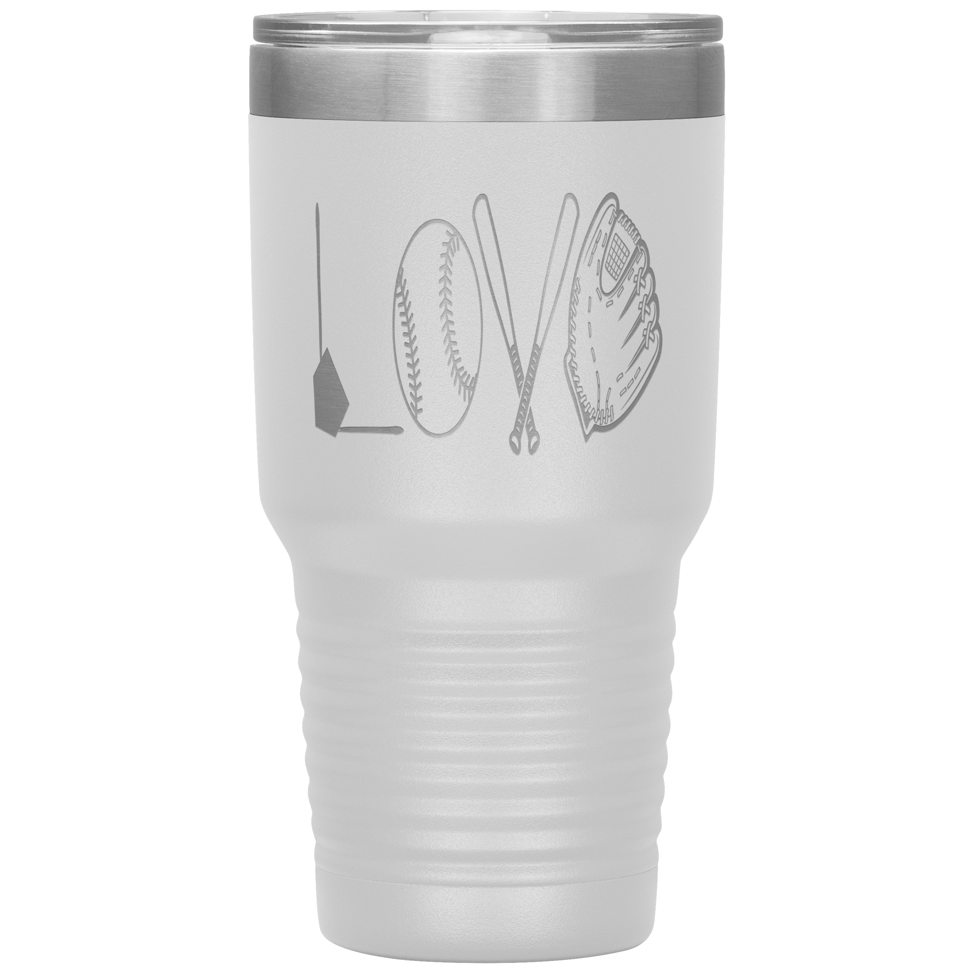 "LOVE BASEBALL" Tumbler