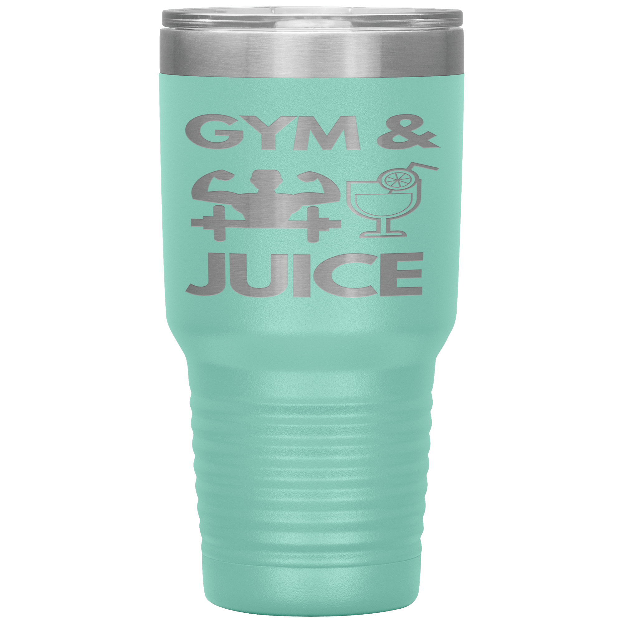 "GYM & JUICE"TUMBLER