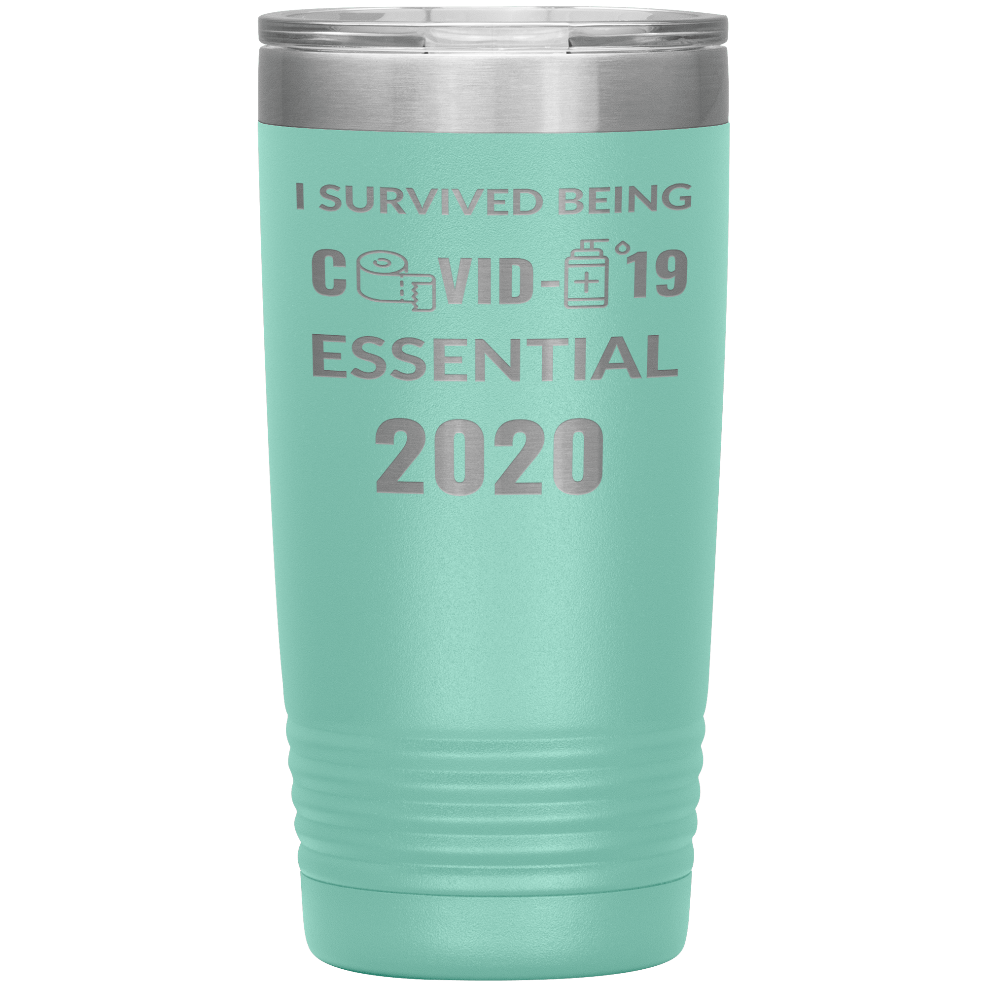 "I SURVIVED COVID-19 ESSENTIAL 2020"TUMBLER