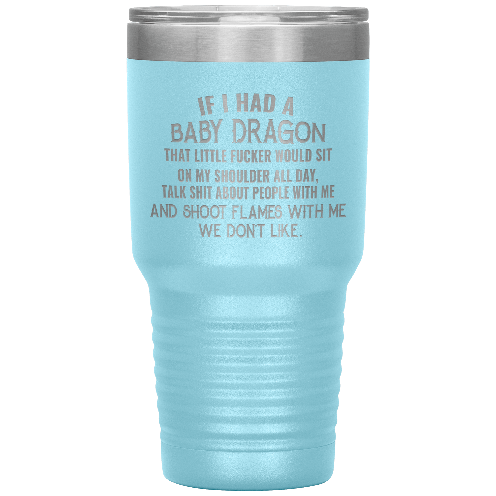 "IF I HAD A BABY DRAGON"TUMBLER