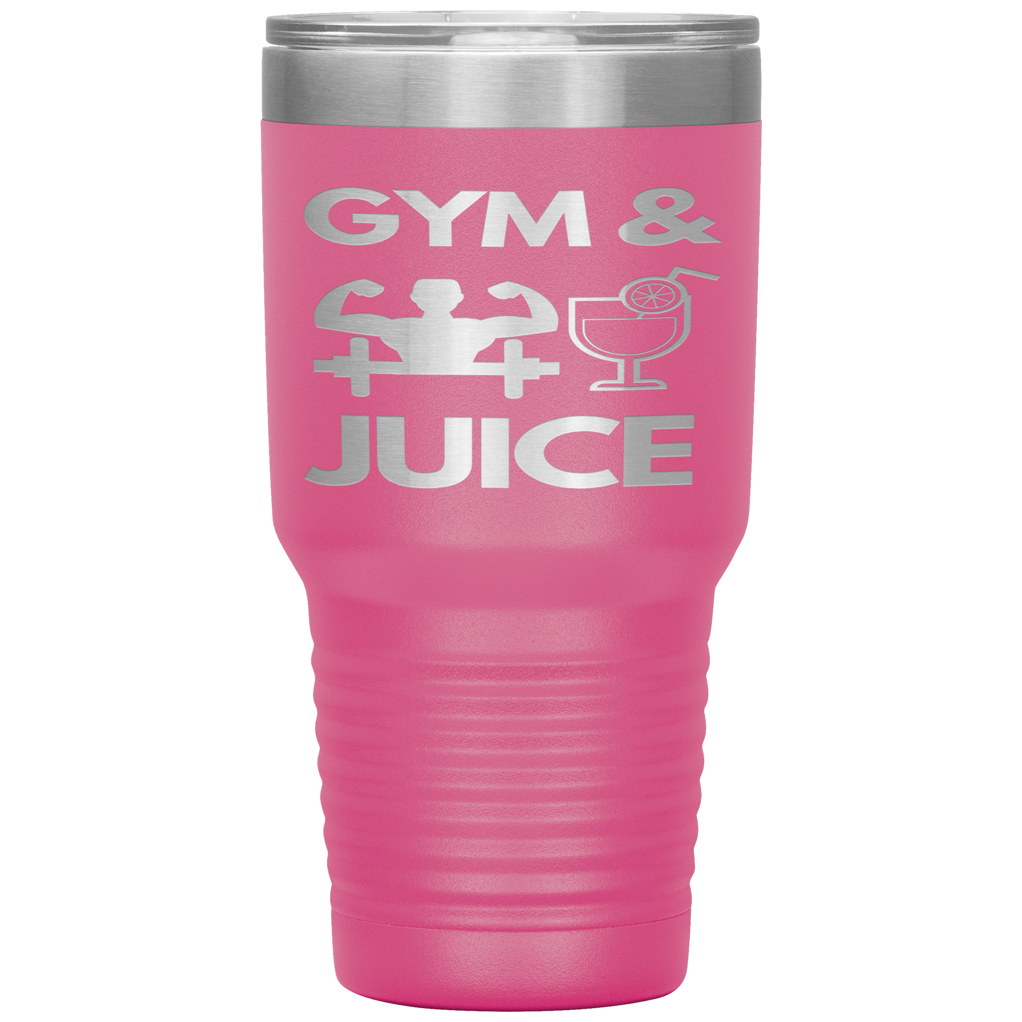 "GYM & JUICE"TUMBLER