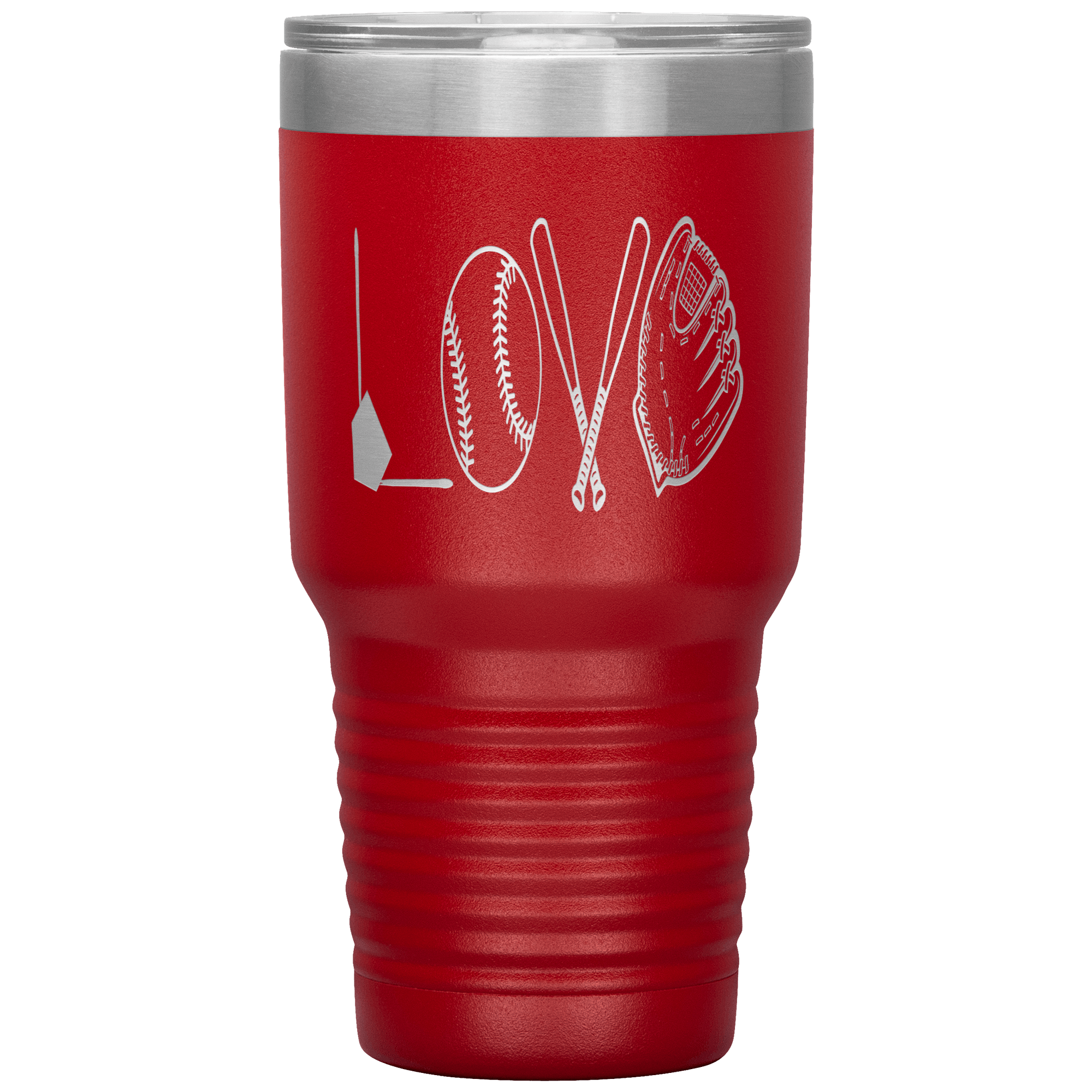 "LOVE BASEBALL" Tumbler