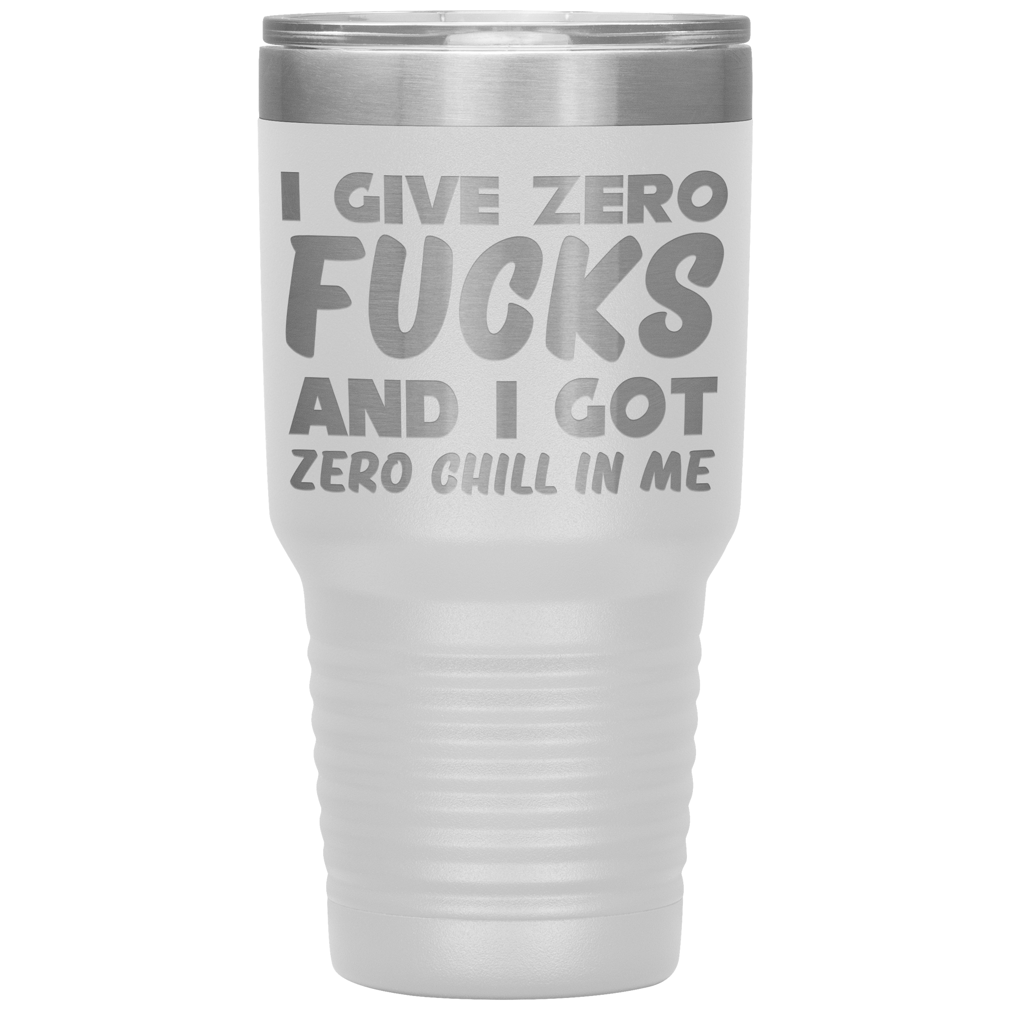 "I GIVE ZERO" Tumbler