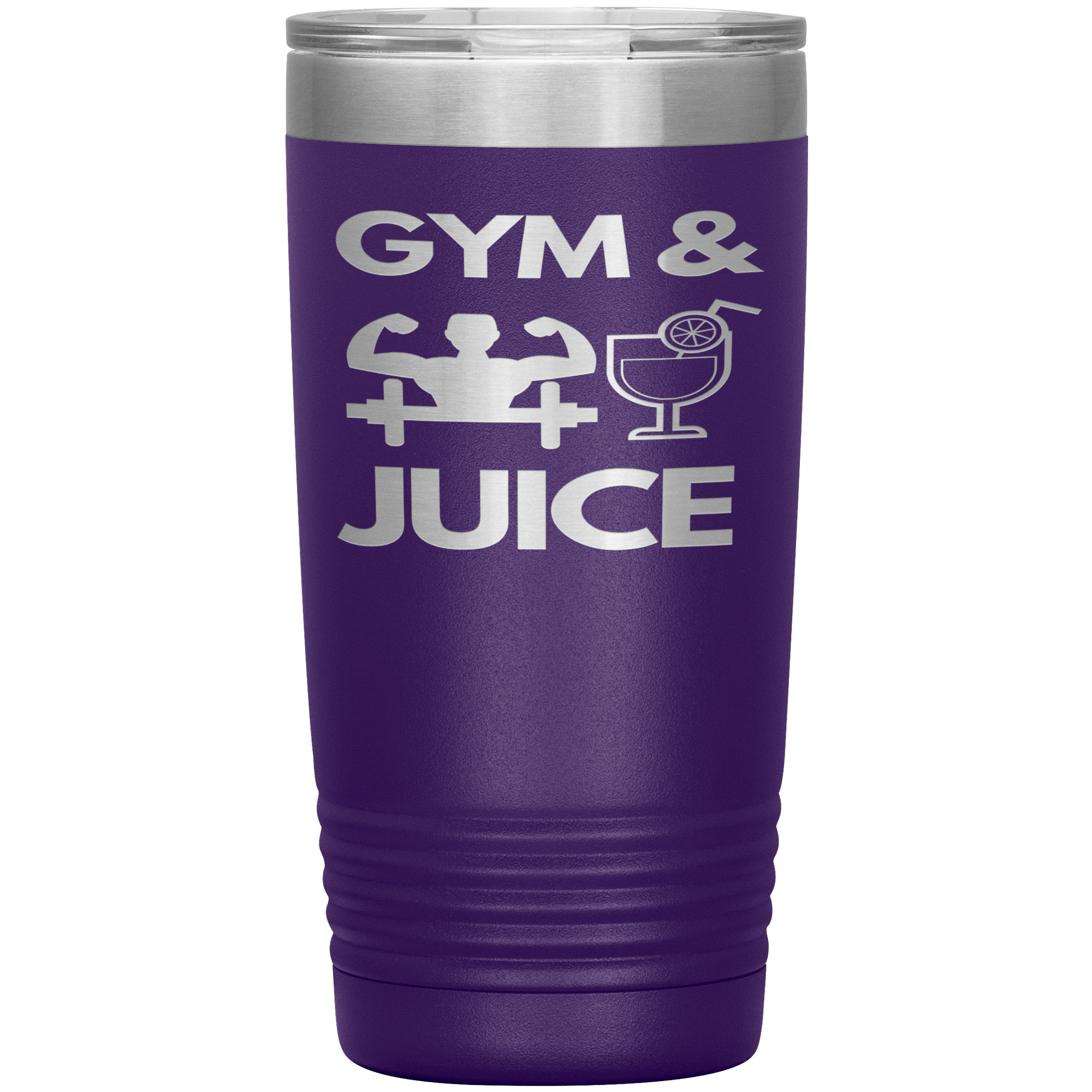 "GYM & JUICE"TUMBLER