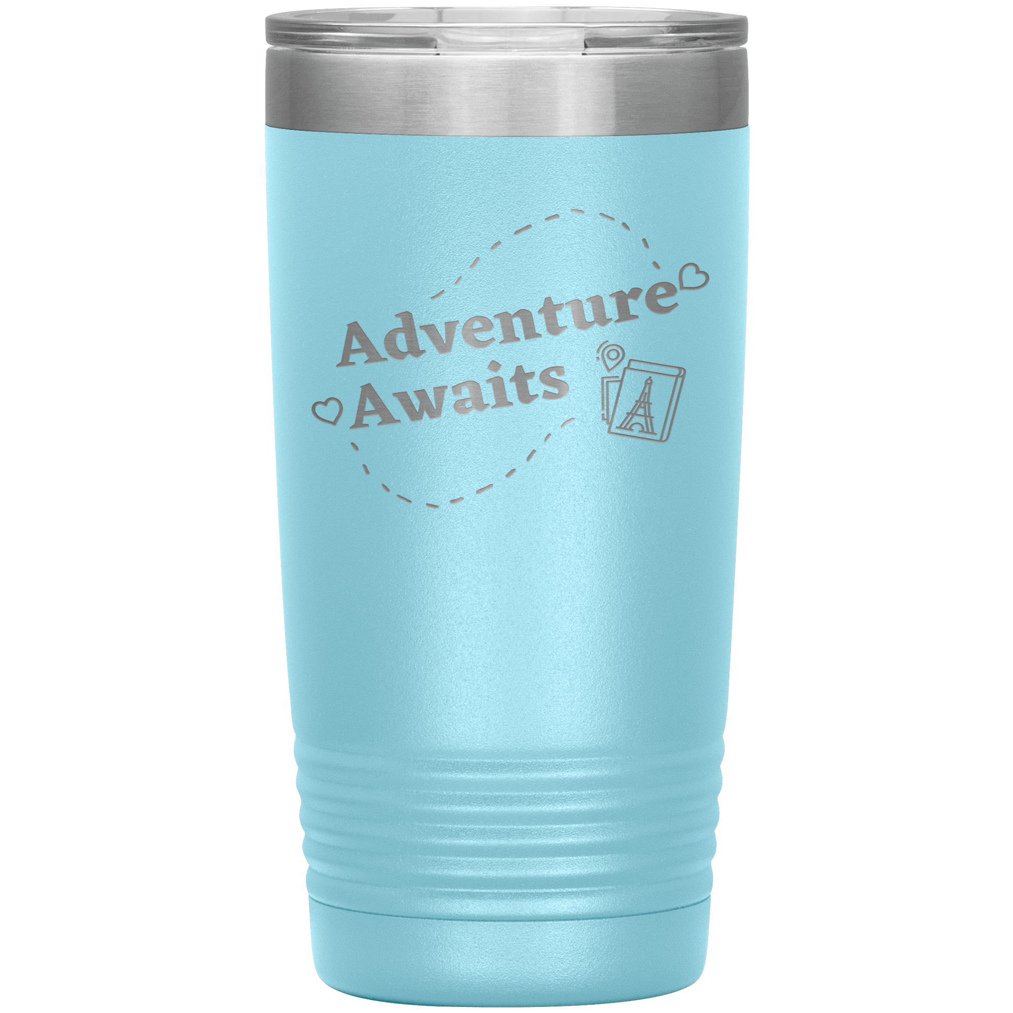 "ADVENTURE AWAITS"Tumbler