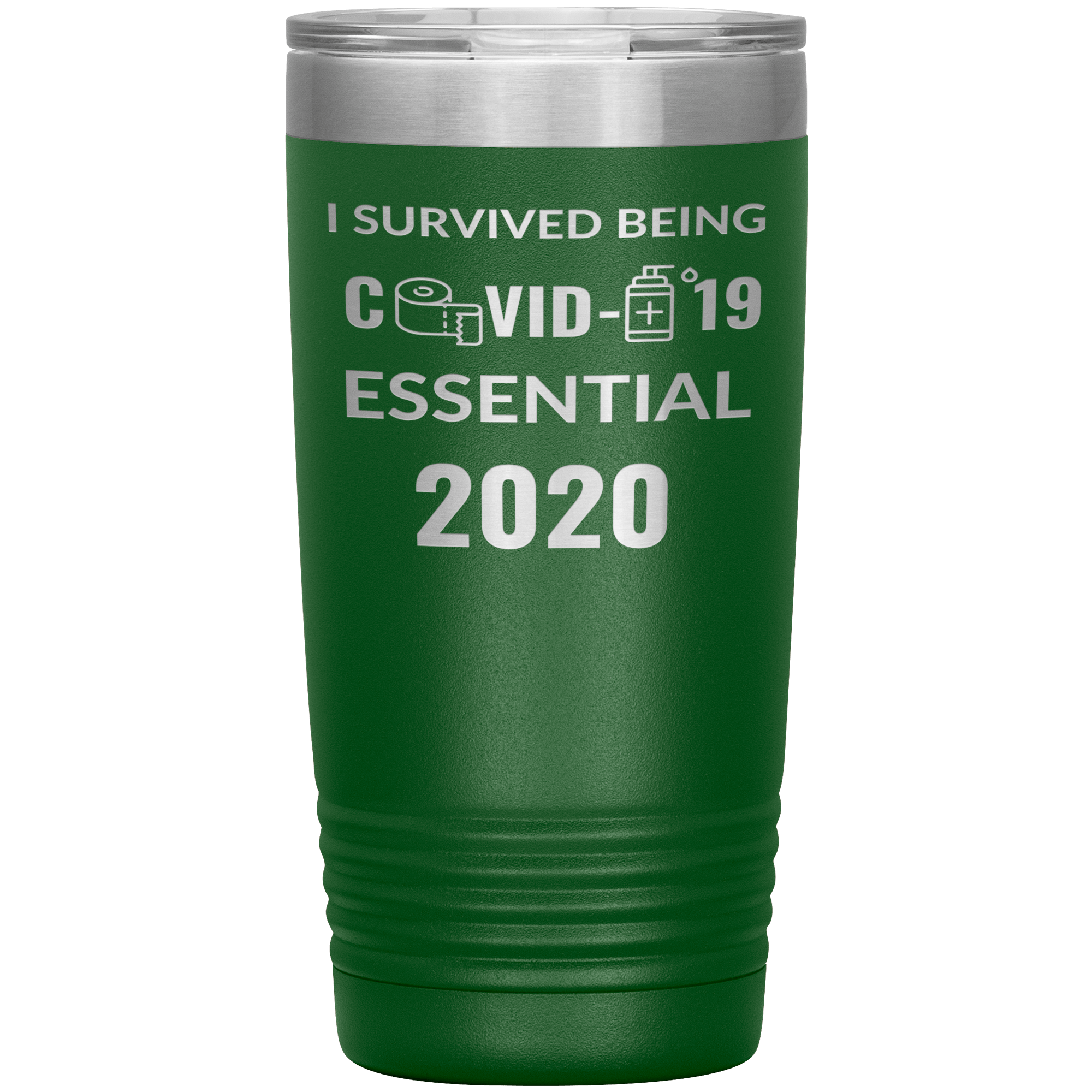 "I SURVIVED COVID-19 ESSENTIAL 2020"TUMBLER