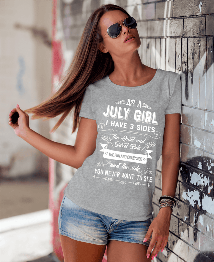 "July Combo (Sunflower And 3 Sides)" Pack of 2 Shirts