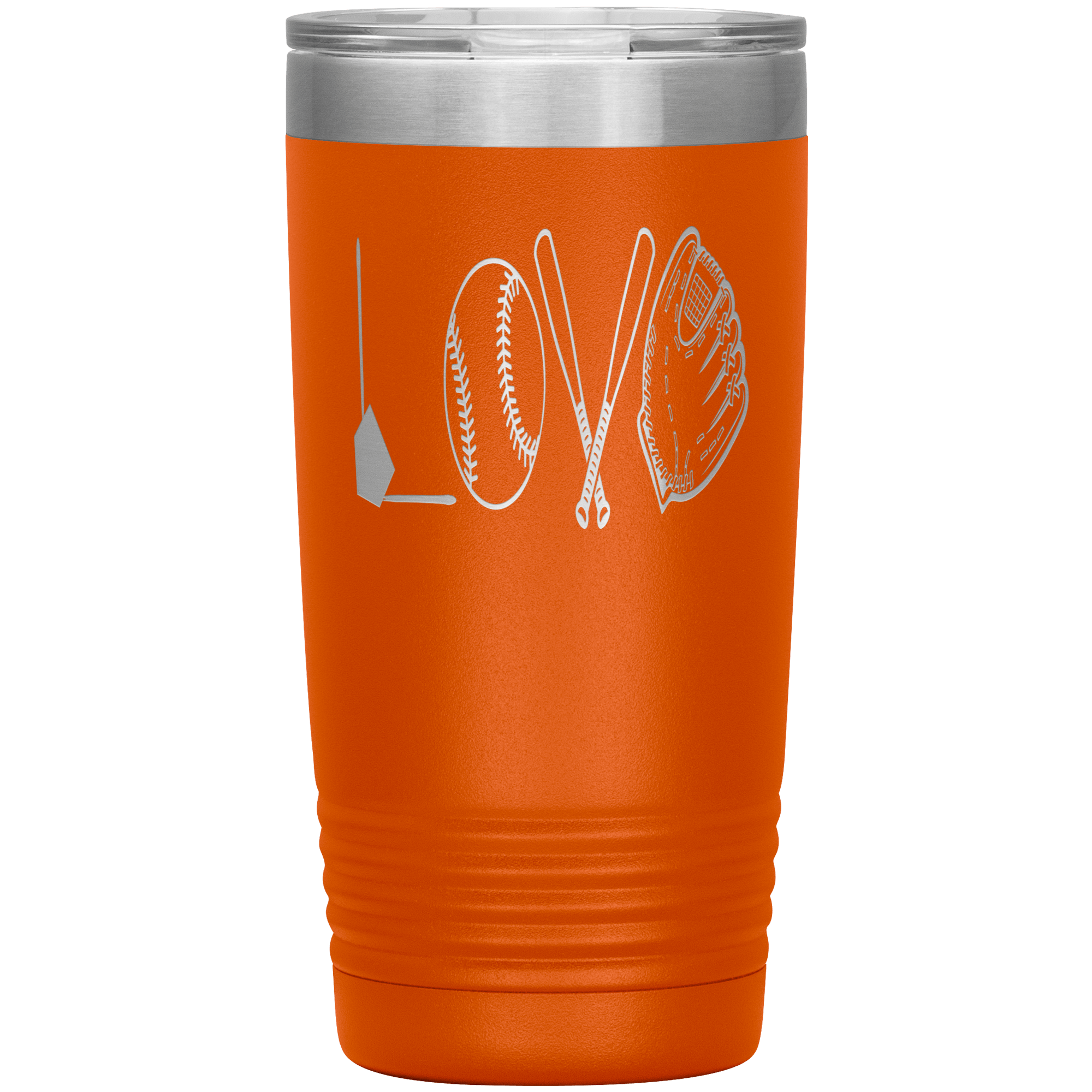 "LOVE BASEBALL" Tumbler