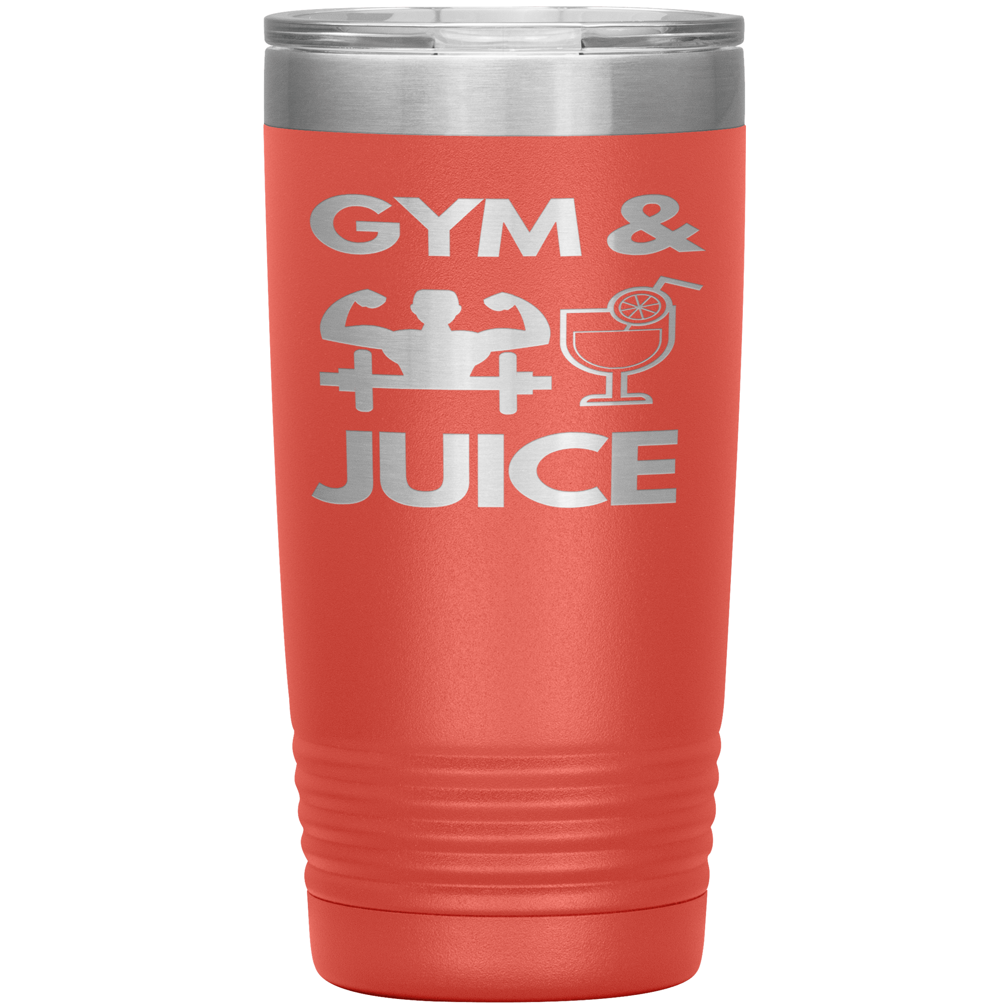 "GYM & JUICE"TUMBLER