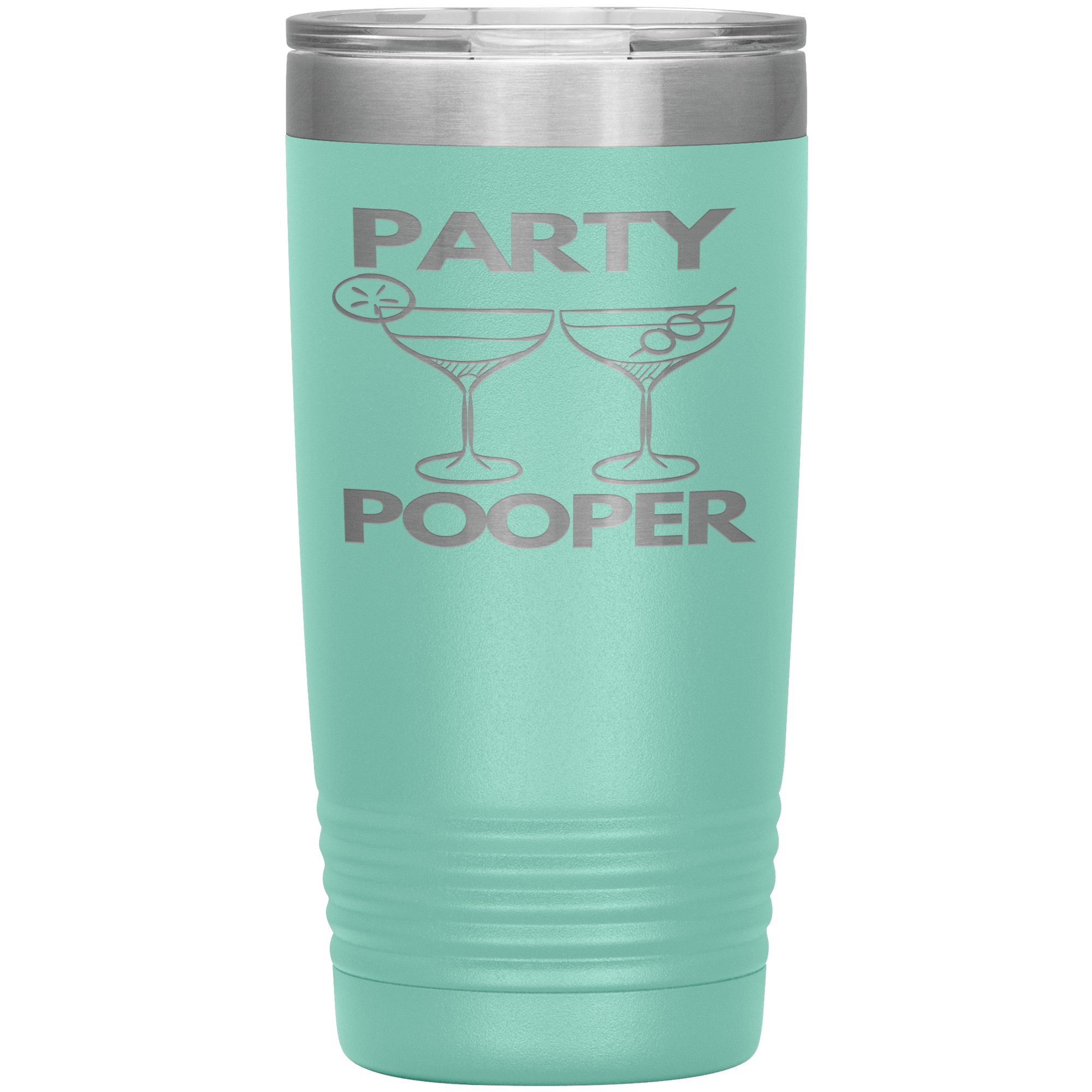 "PARTY POOPER"TUMBLER