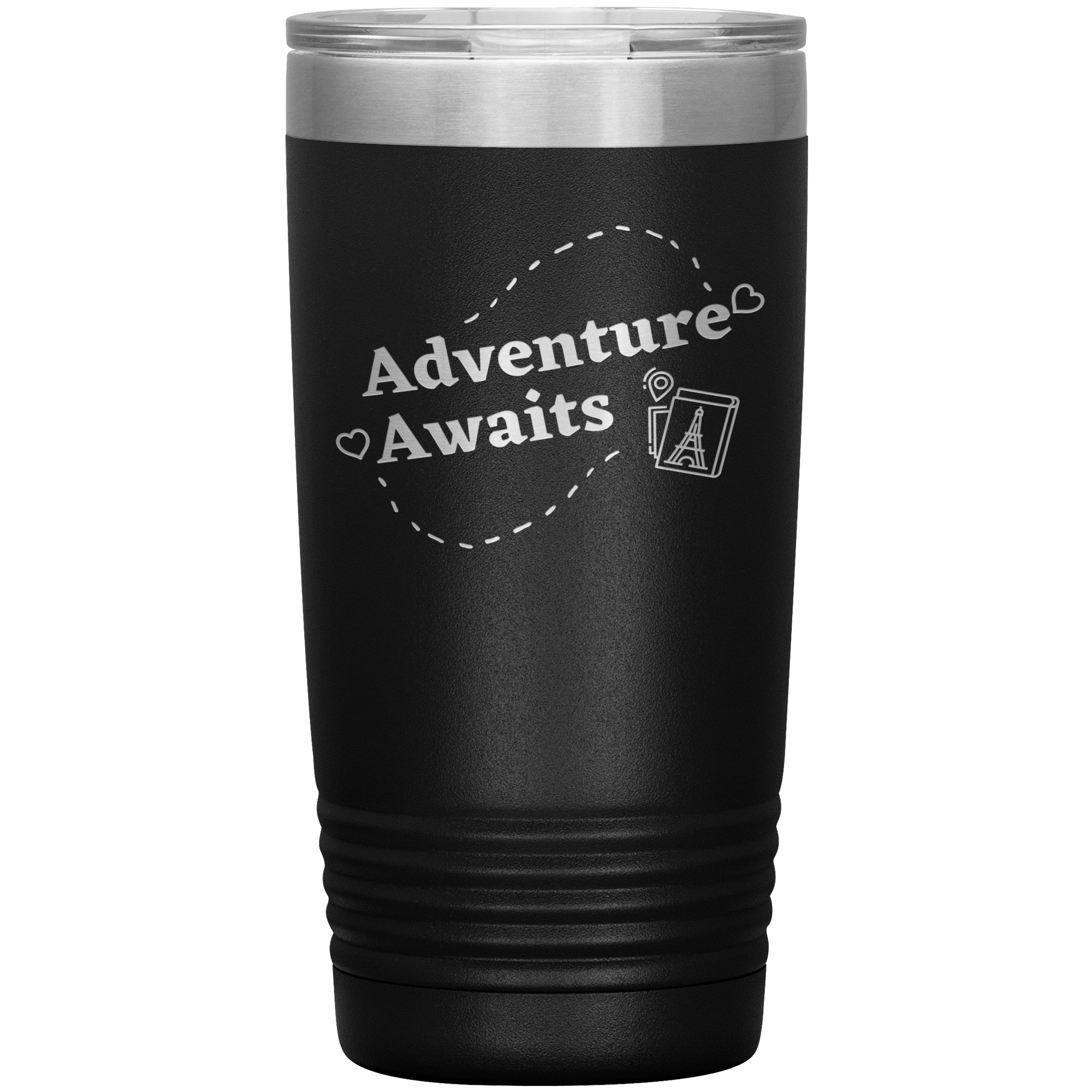 "ADVENTURE AWAITS"Tumbler